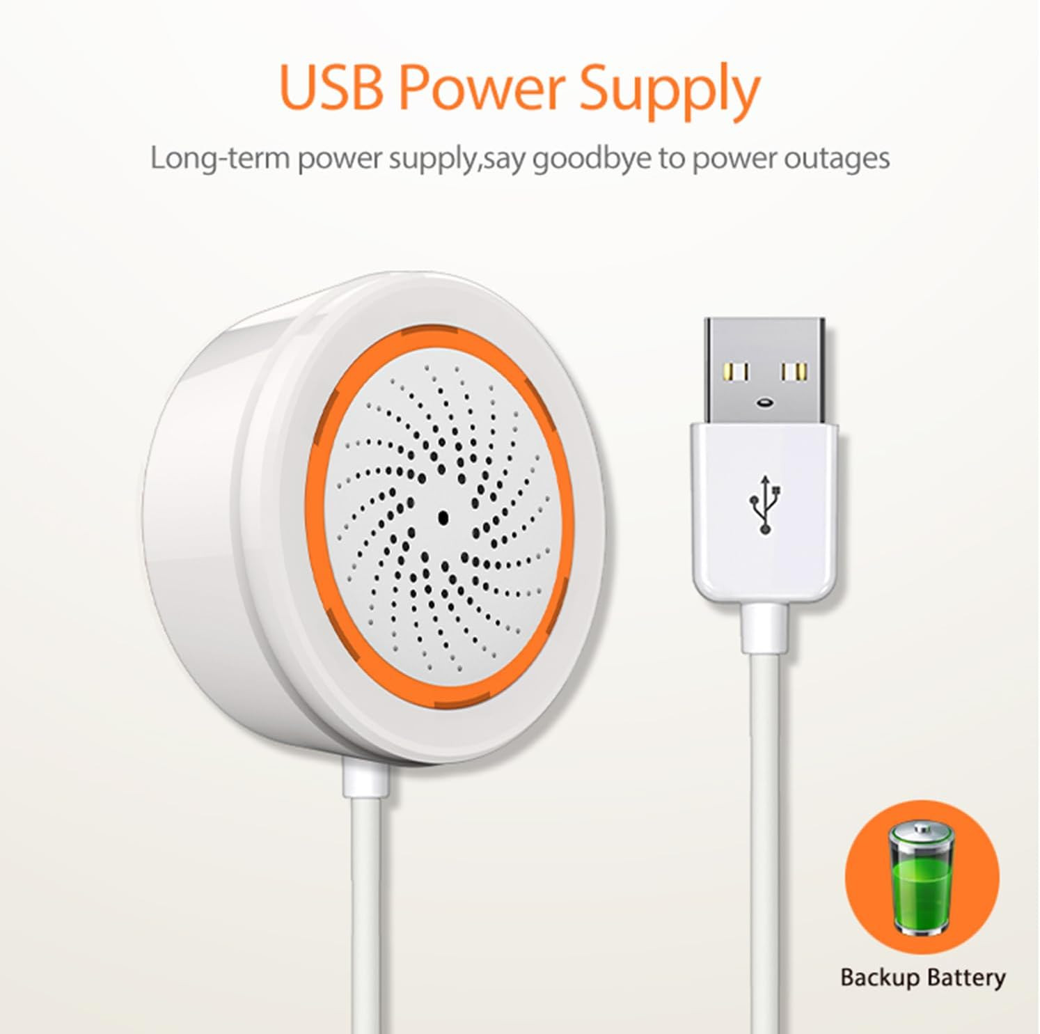 Zigbee Smart Siren Alarm: Wireless Alarm for Security & Automation, App Control,
