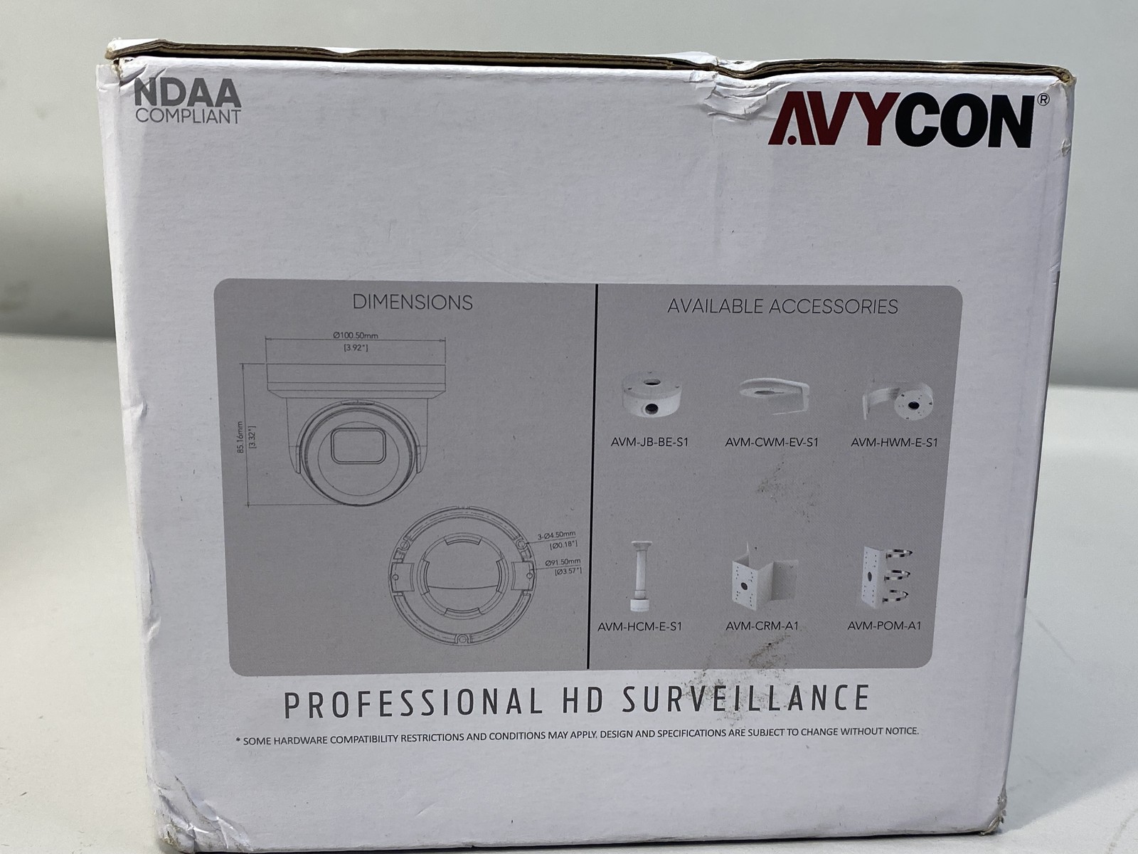 Avycon AVC-NSE81F28 Network Camera 8 MP 3840 x 2160 Resolution