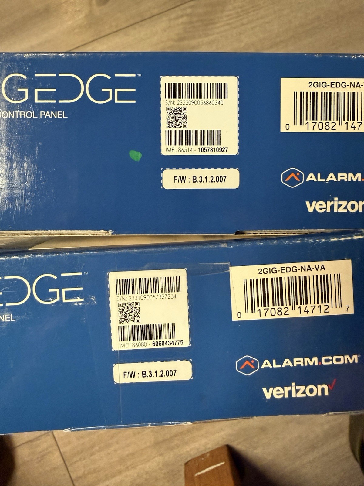 New Lot Qty 2 – 2GIG Edge Security & Control Panel 2GIG-EDG-NA-VA
