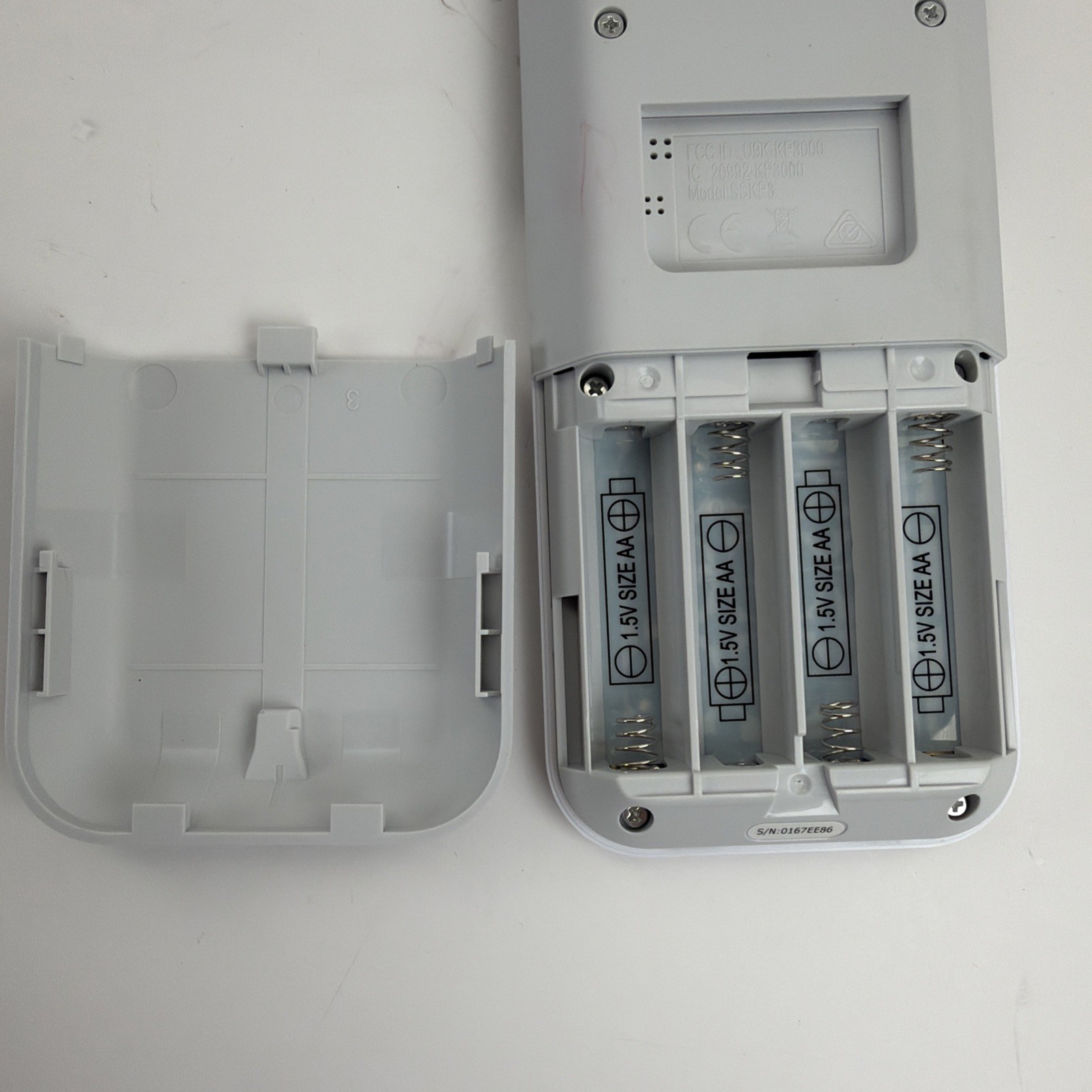 SimpliSafe Keypad White SSKP3 Gen 3 No Box or Bracket