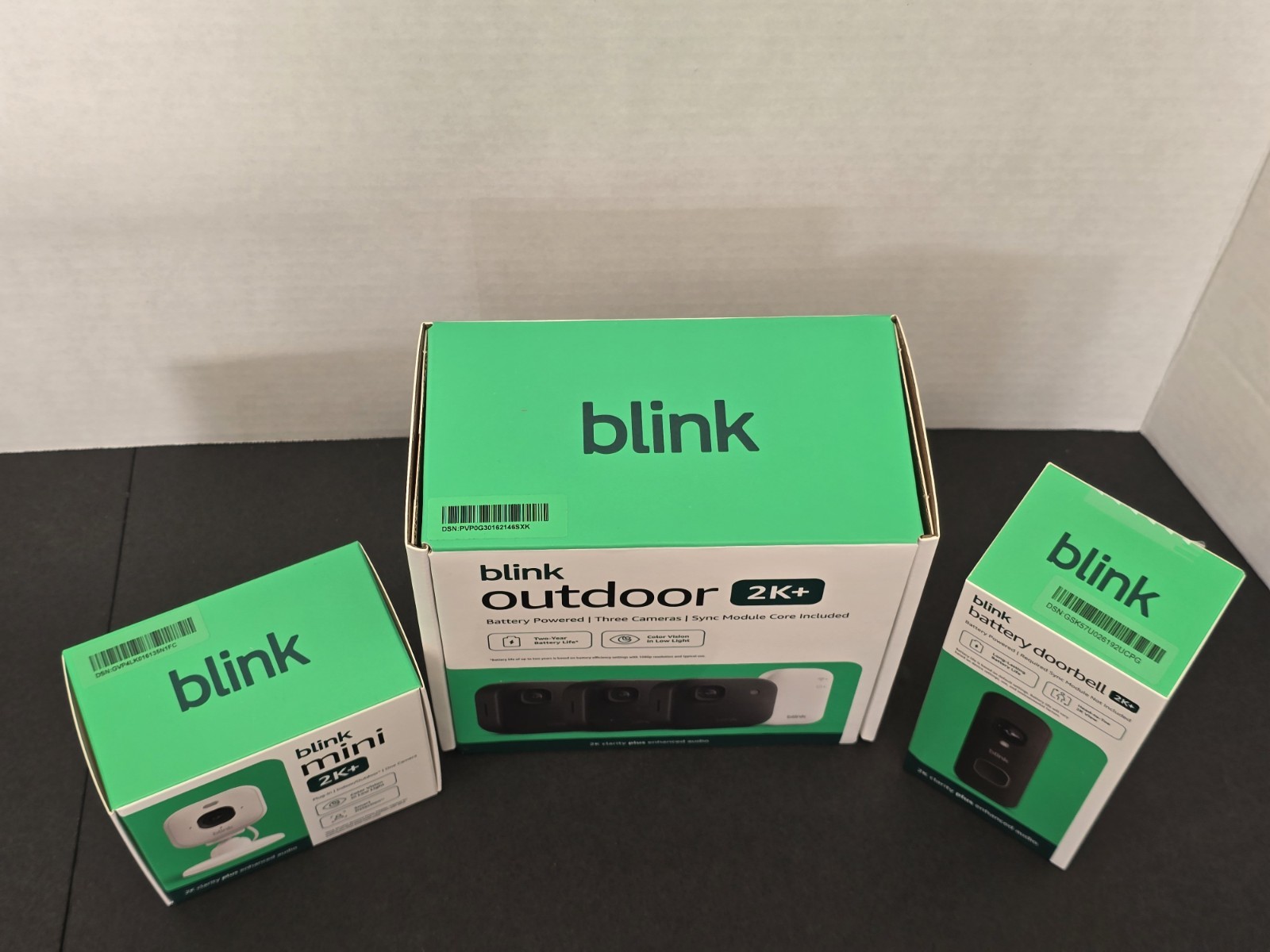 NEW Blink 2K Whole Home Bundle, 3 Outdoor, 1 Indoor And 1 Doorbell Cameras