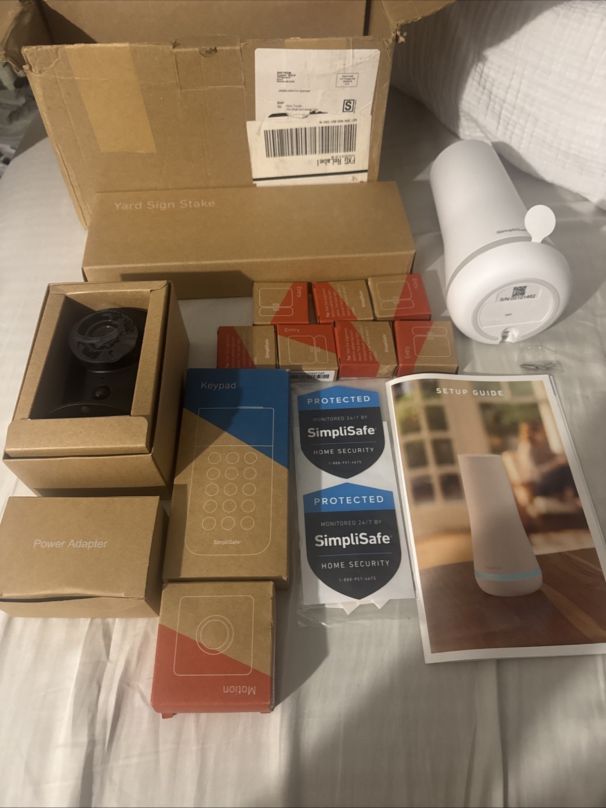 SimpliSafe Wireless Home Security Kit with Alexa and Google – 10 Piece