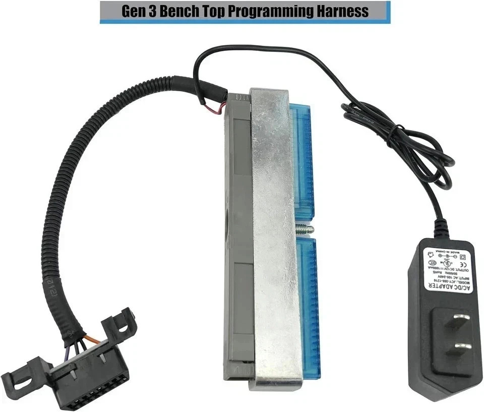 LS Gen 3 ECM PCM Bench Harness w/Power Supply – Fits GM Chevy 1999-2007, OBD2