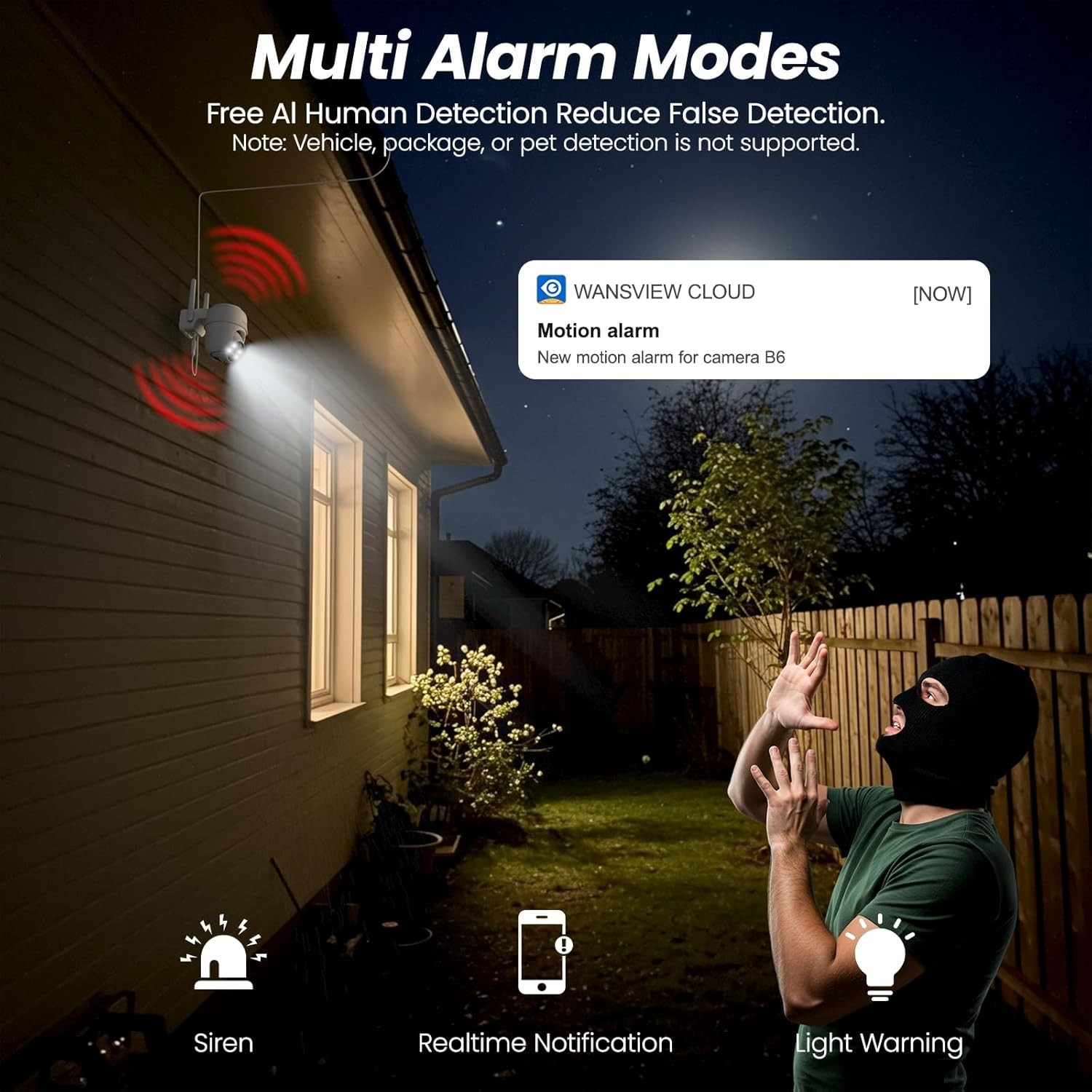 CINNADO 2-Pack 2K Solar Powered & Wireless Outdoor Cameras for Home Security