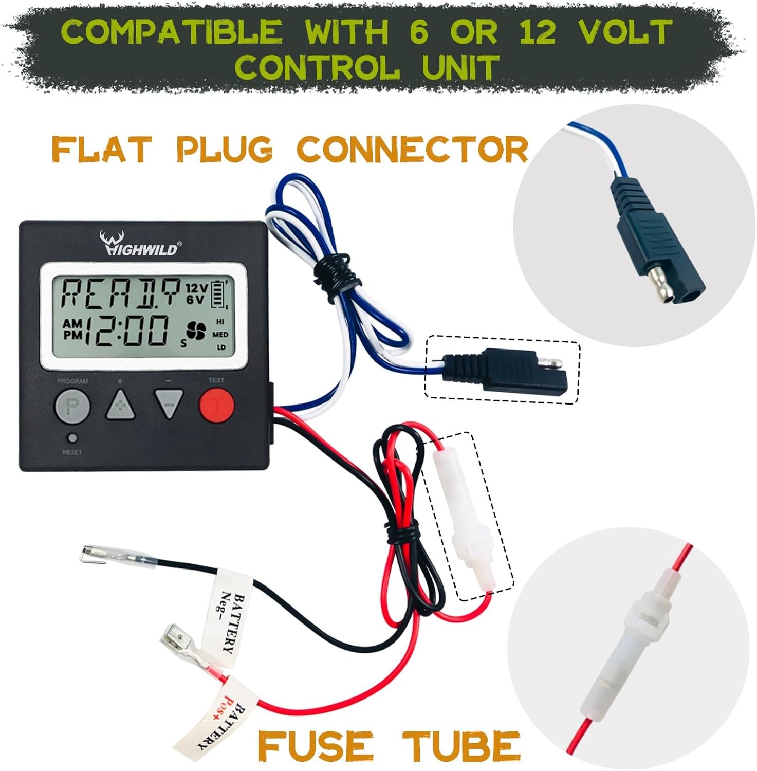 Highwild 6V/12V Universal Game Feeder Digital Timer – G-