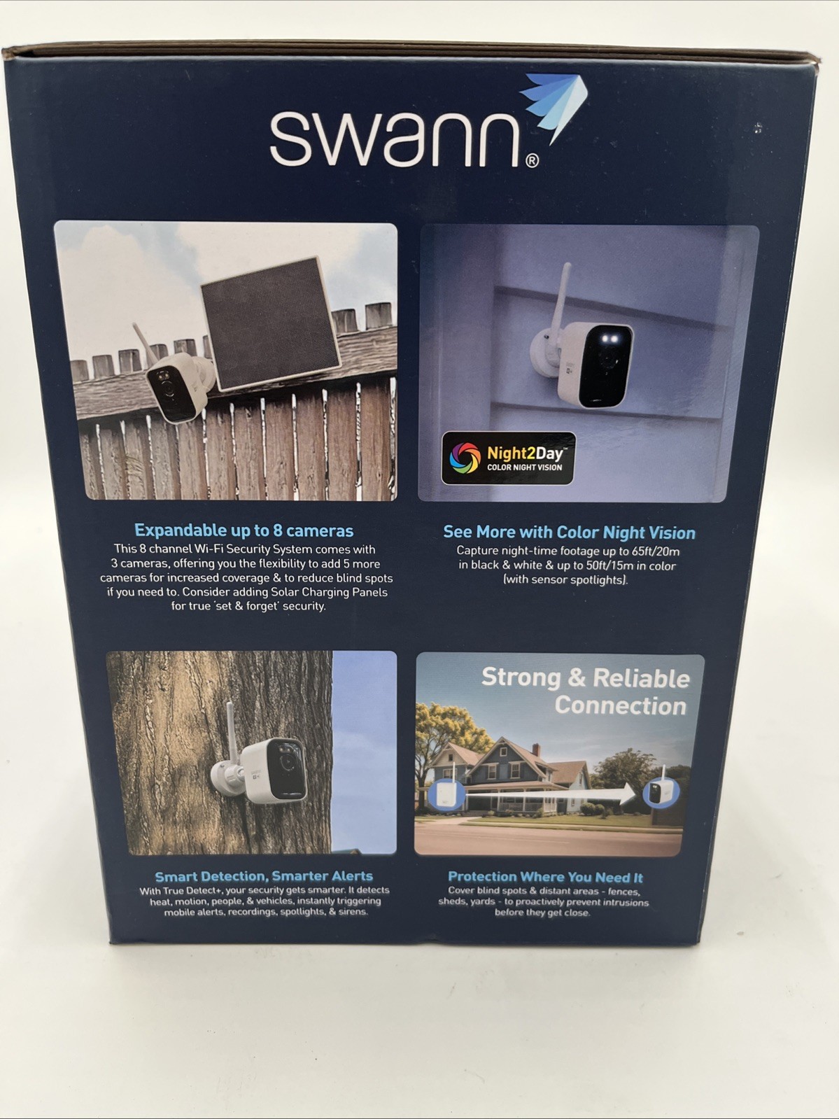 Swann MaxRanger4K 3-Camera Long-Range Wireless Security System