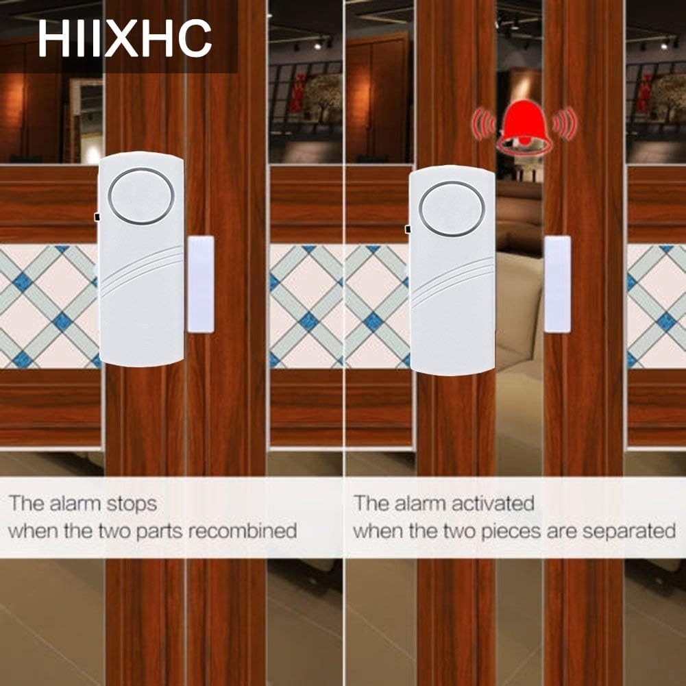 Ultra Loud 90 dB Window & Door Alarm – Essential Home Security Pack of 10