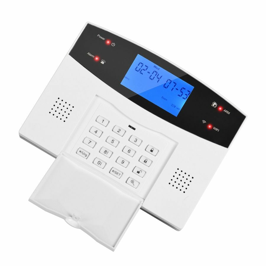 IOS Android APP Control Wireless Home Security GSM Alarm System Two-Way Intercom