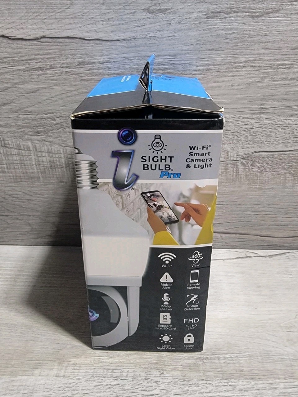Sight Bulb Pro Wi-Fi Bulb Camera 360° View Motion Detection Night Vision 3MP