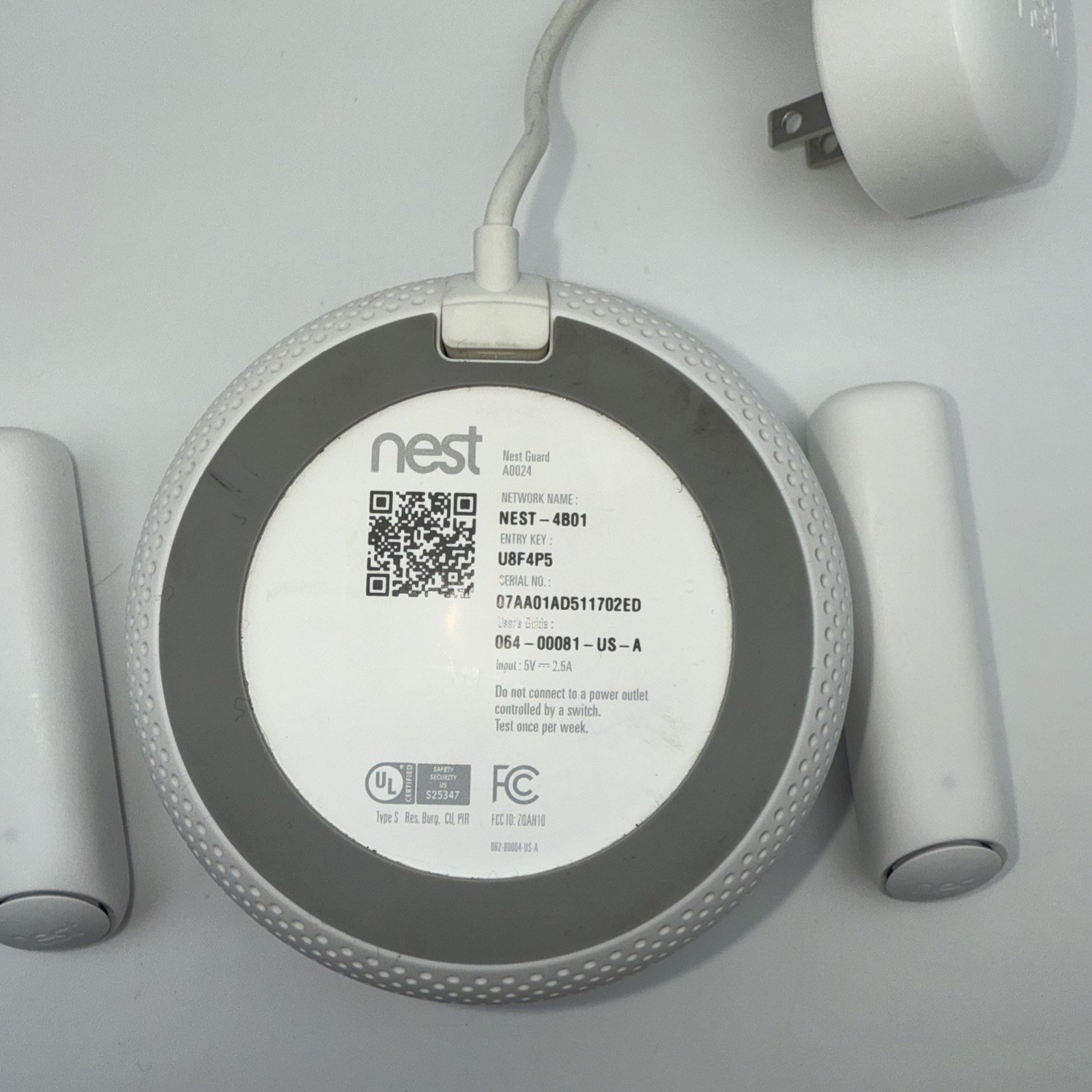 Google Nest Secure Alarm System Base – 2 Sensors
