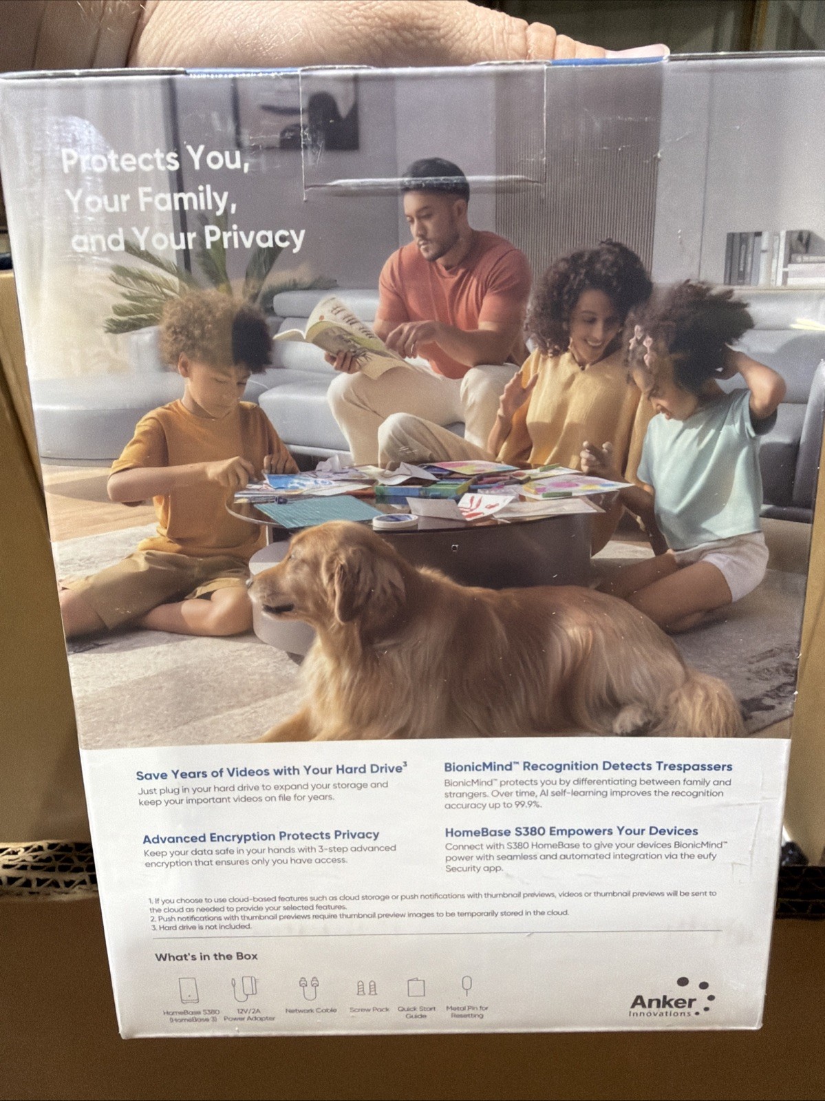 Eufy Security HomeBase S380 Security Center Local Expandable Storage New SEALED