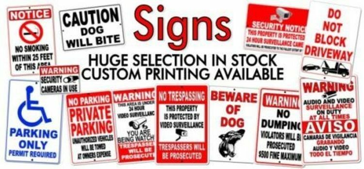 Warning Beware Of Dog Metal Sign doberman security attack guard bite stop BD014