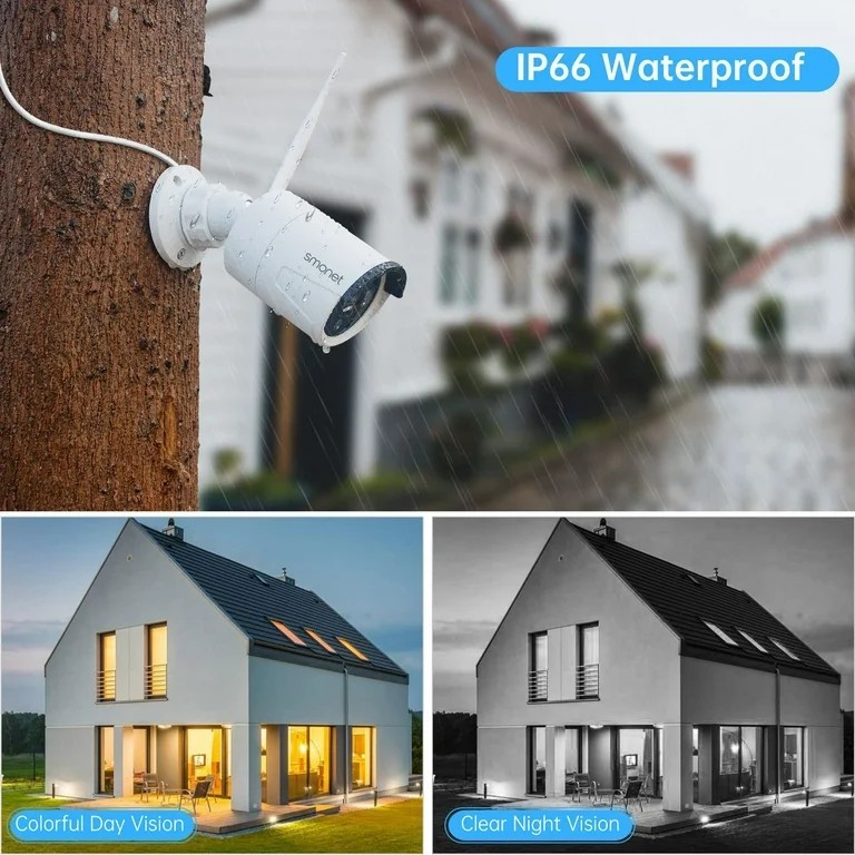 ✅⭐ Smonet SMUS-W81049 HD Security Camera System 8-Channel 1080P NVR ‼️NO HDD‼️