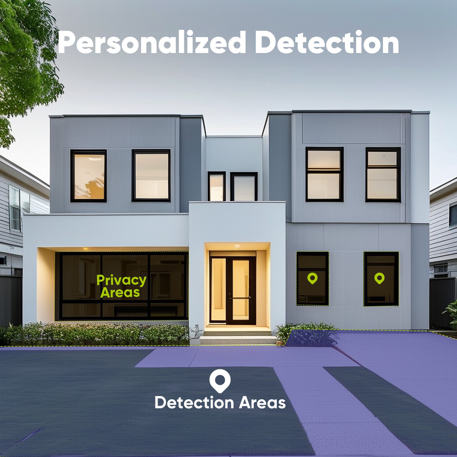 SANNCE 8MP PoE Security IP Camera Outdoor Two Way Audio Outdoor AI Night Vision
