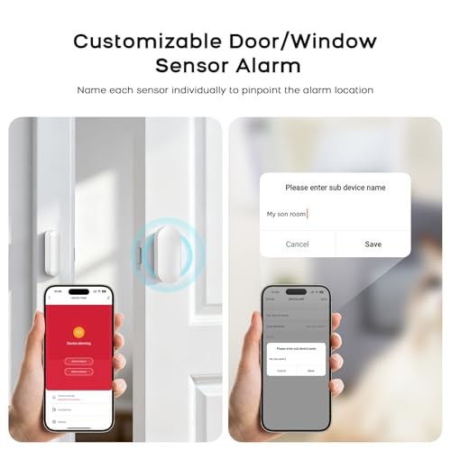 Home Security Alarm System 21Pcs DIY Touch Screen APP Control