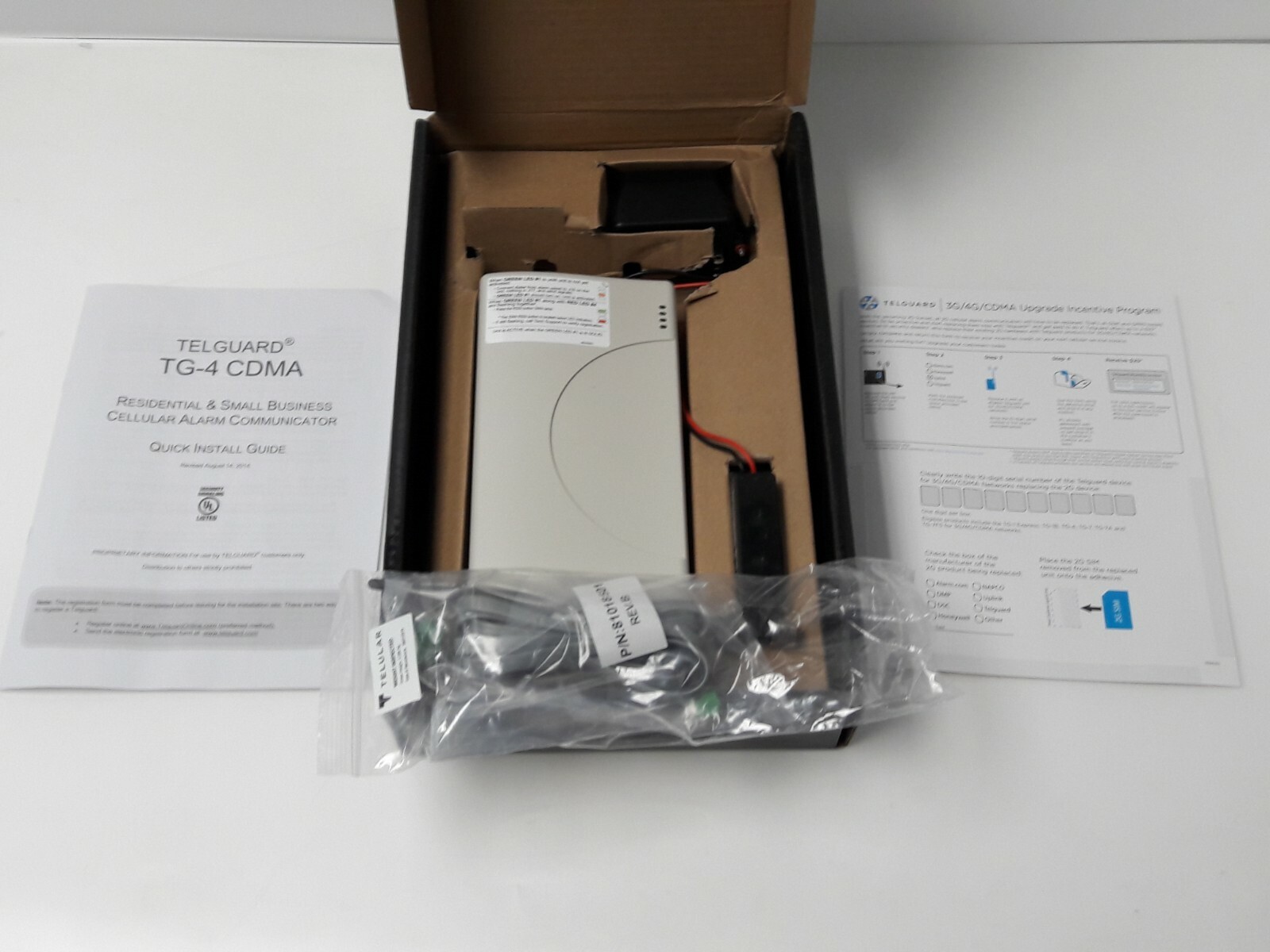 Telguard TG-4 Cellular Alarm Communicator 3G/4G CDMA TG4V0004