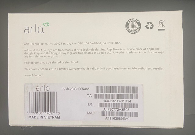 Arlo Essential Spotlight Indoor Outdoor 1080p HD Wireless Camera – Pack of 3+1