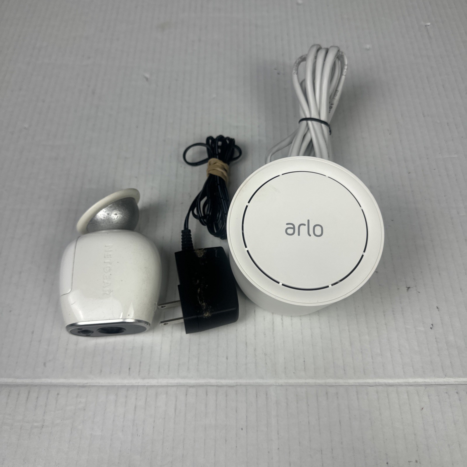 Netgear Arlo VMB3500 Base Station With Cords And One Wireless Camera