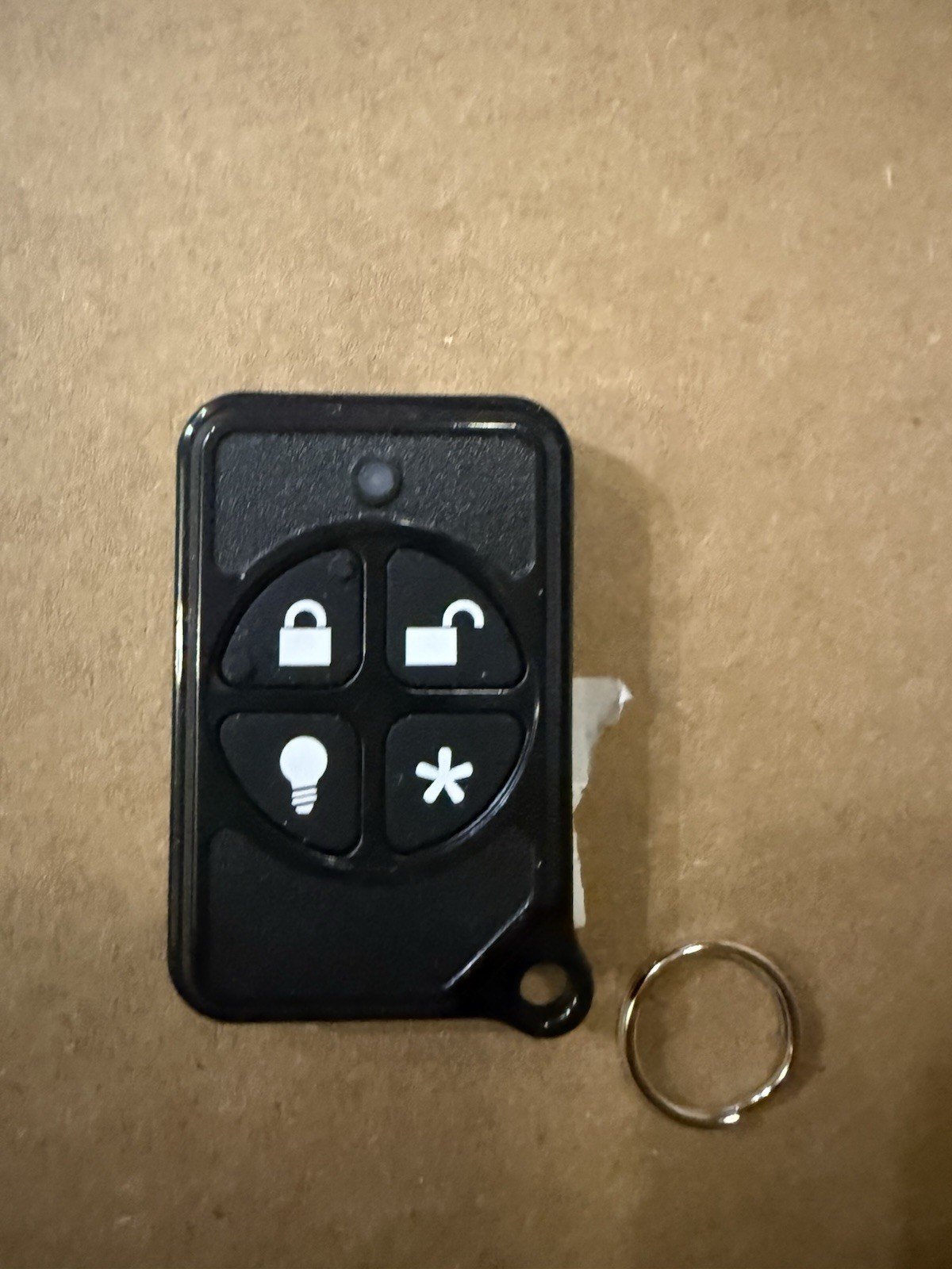 Brand New GE Interlogix 600-1064-95R Micro 4 Button Wireless Remote Keyfob Simon