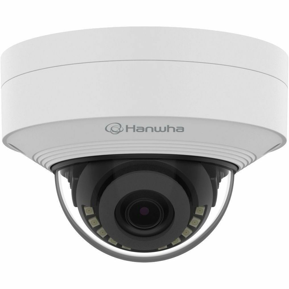 Wisenet QNVC9011R Q Mini Network Outdoor Dome Camera 4K 30fps White