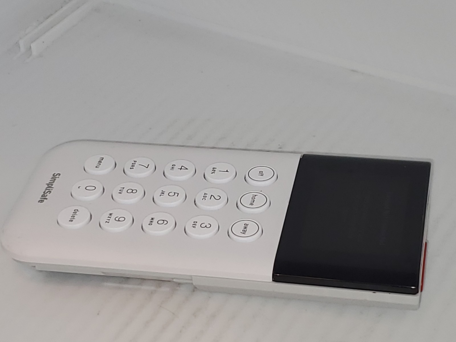 SimpliSafe SSKP3 Keypad White Wireless Touch-to-Wake Home Security GEN 3 – Used