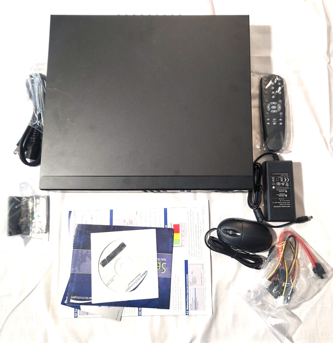 New Speco D8HT3TB 8 CH HD TVI & Analog Full Hybrid Digital Video Recorder DVR