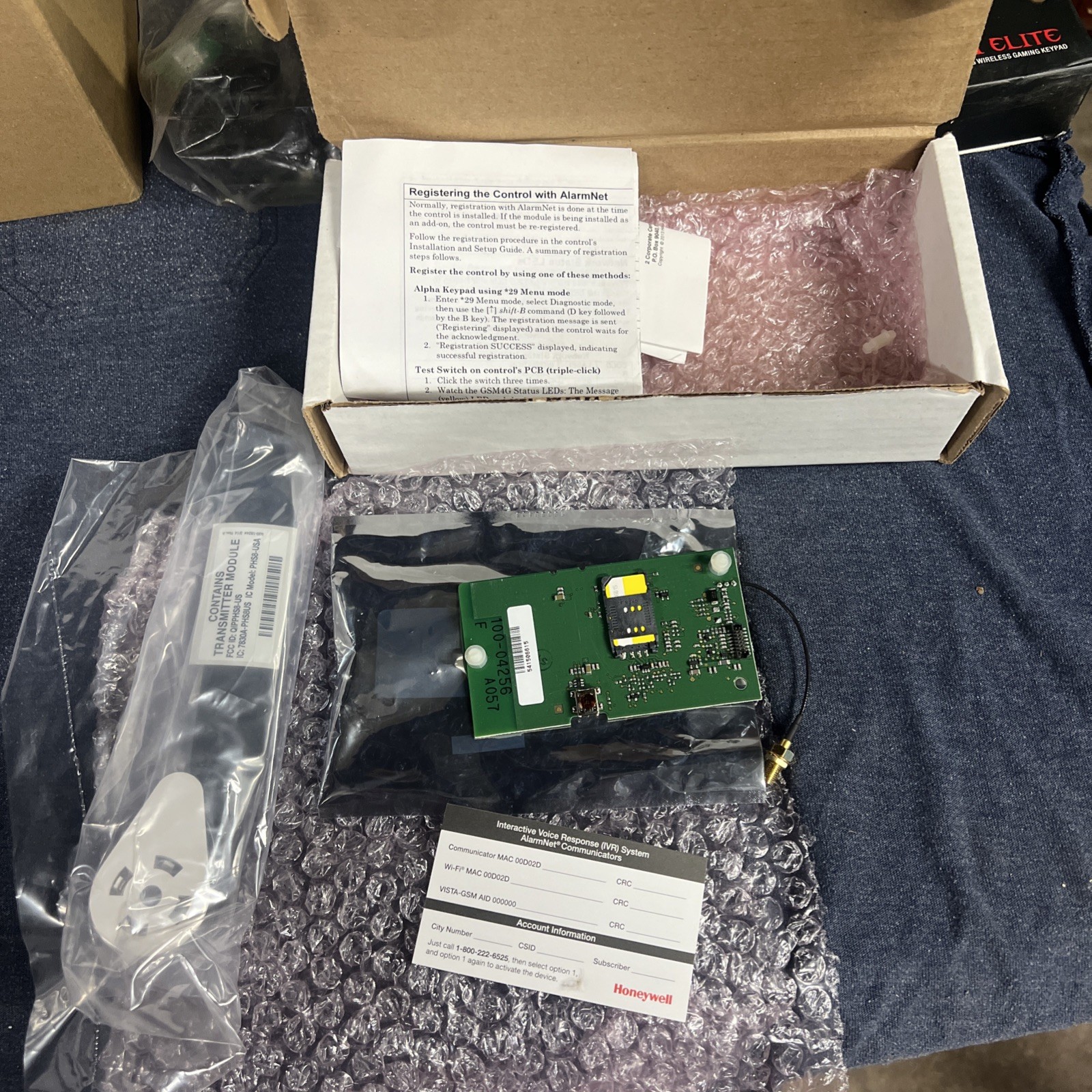 Honeywell IntelliPath Series 4G Communicator Model: GSMX4G