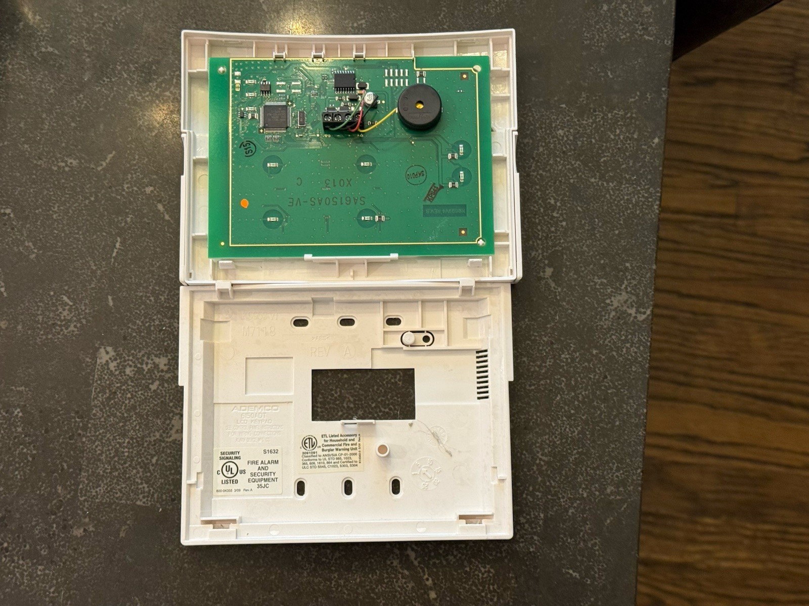 ADT Safewatch Pro 3000 Home Alarm Keypad 6150 ADT