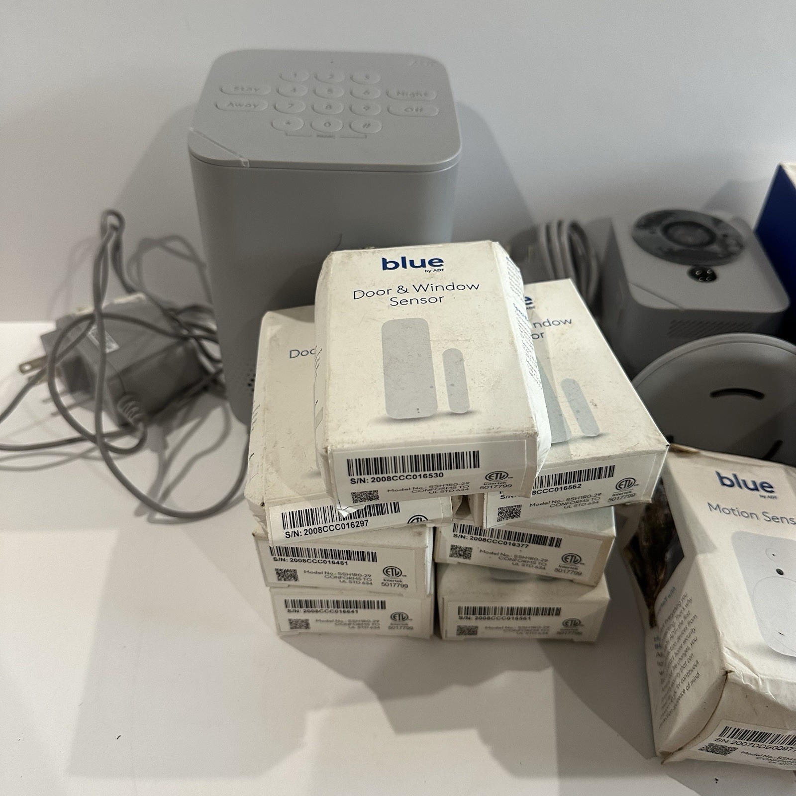 Blue By ADT Home Security System W/2 Cameras, 8 Sensors And Base Station