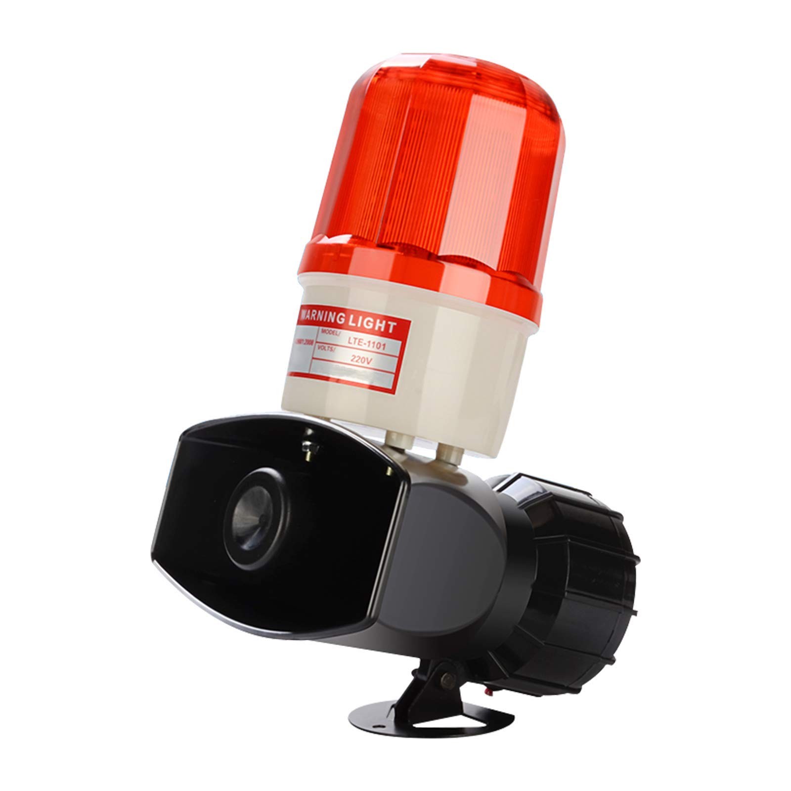 Industrial Sound Light Alarm Siren Horn with Strobe Outdoor Indoor AC110V