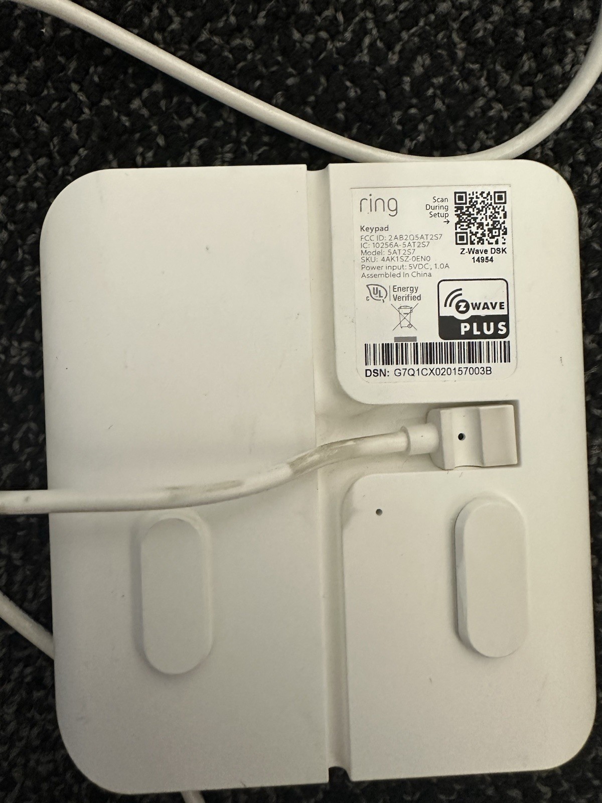 Ring Alarm Base Gen-2 4HB1U9-0EN0 & Keypad 5AT2S7 !!