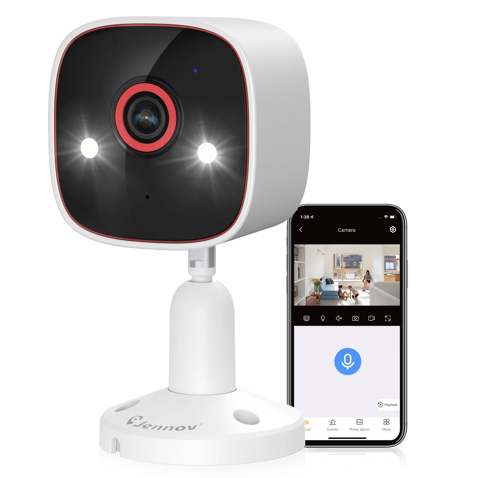 ZOSI 16CH 4K PoE Security Camera System 8pcs 8MP Outdoor Indoor IP Camera 4TBHDD