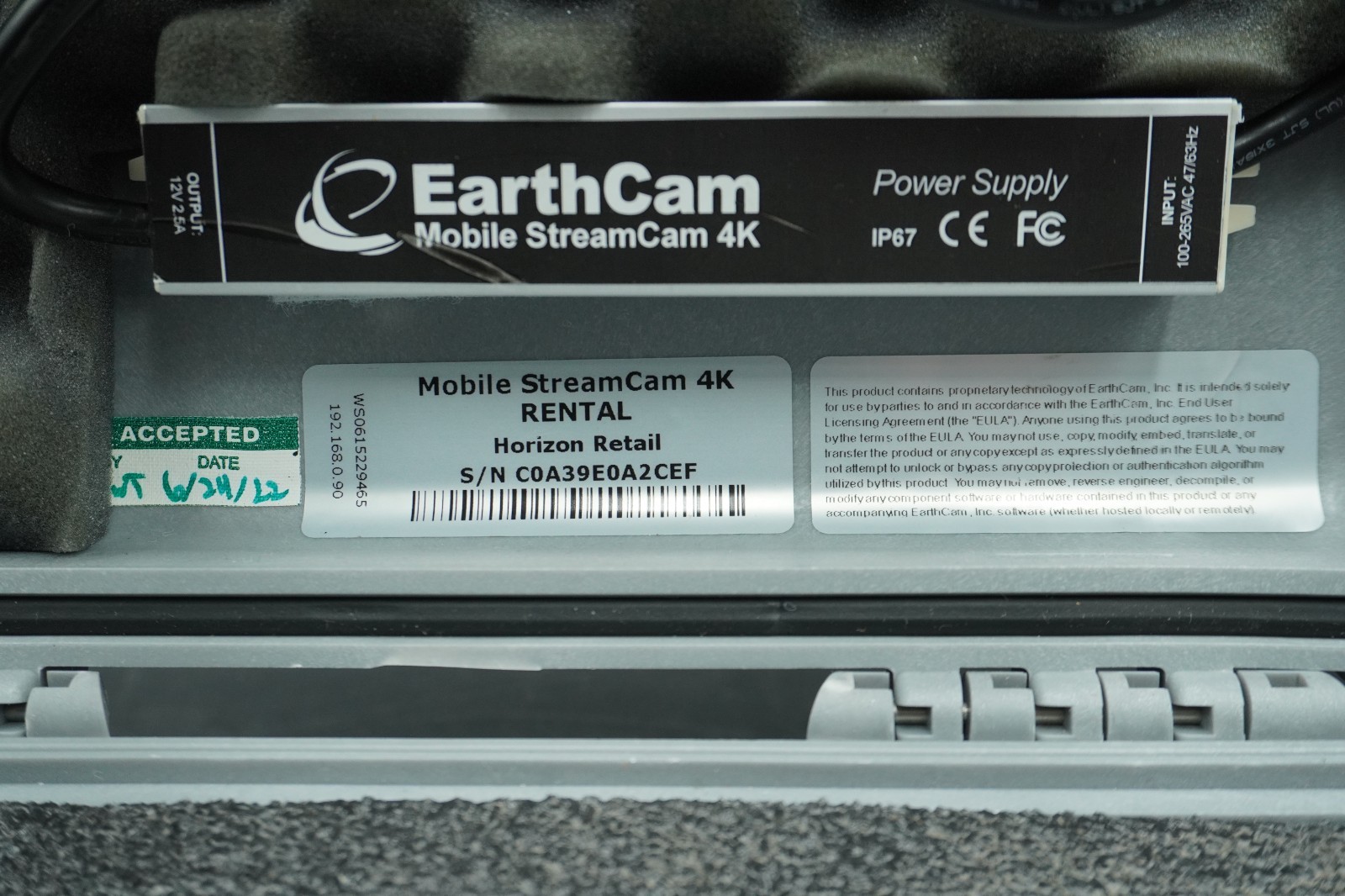 EarthCam Mobile StreamCam 4K Portable Livestream Jobsite Camera *Tested*