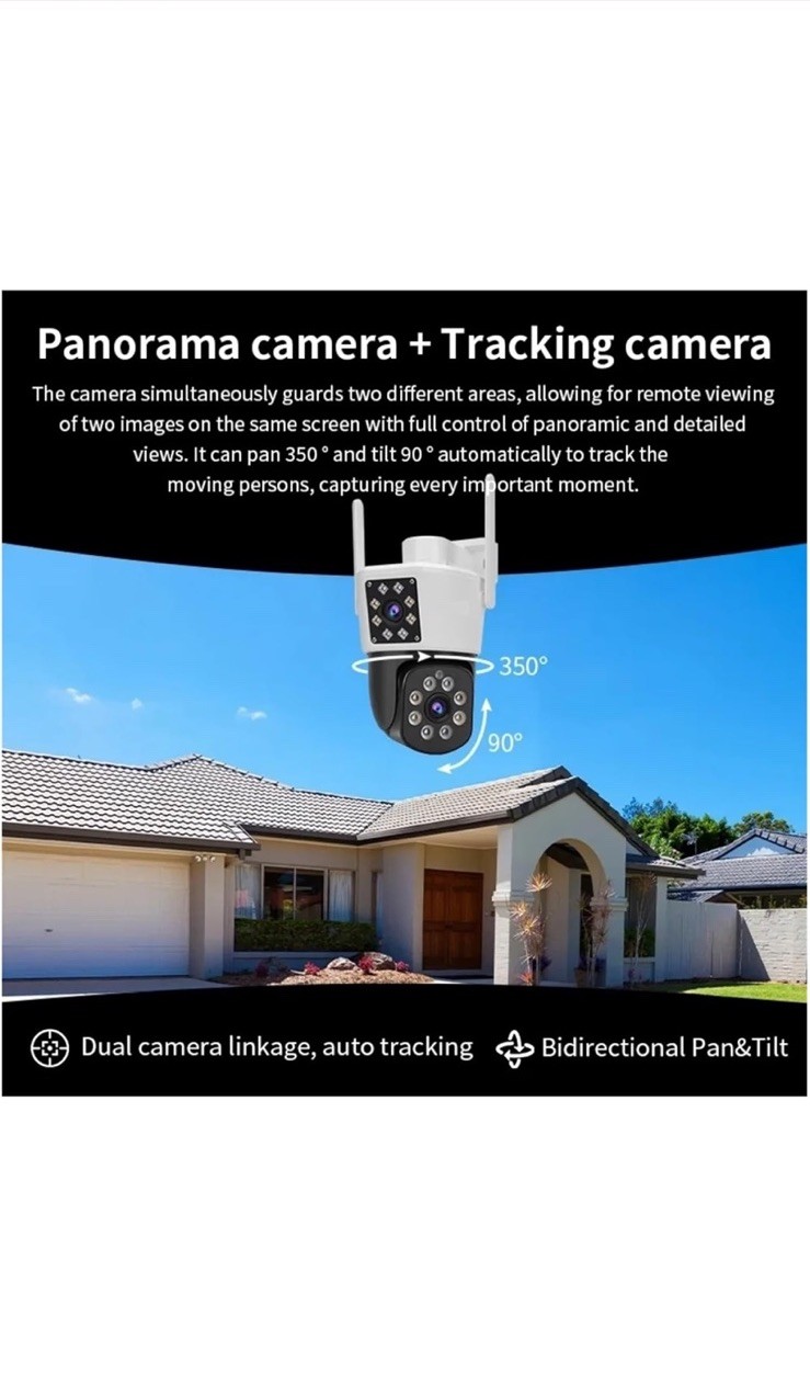 Vstarcam C662DR Dual Lens, Alarm, App Controlled Rated #1 For Day & Night Pictur