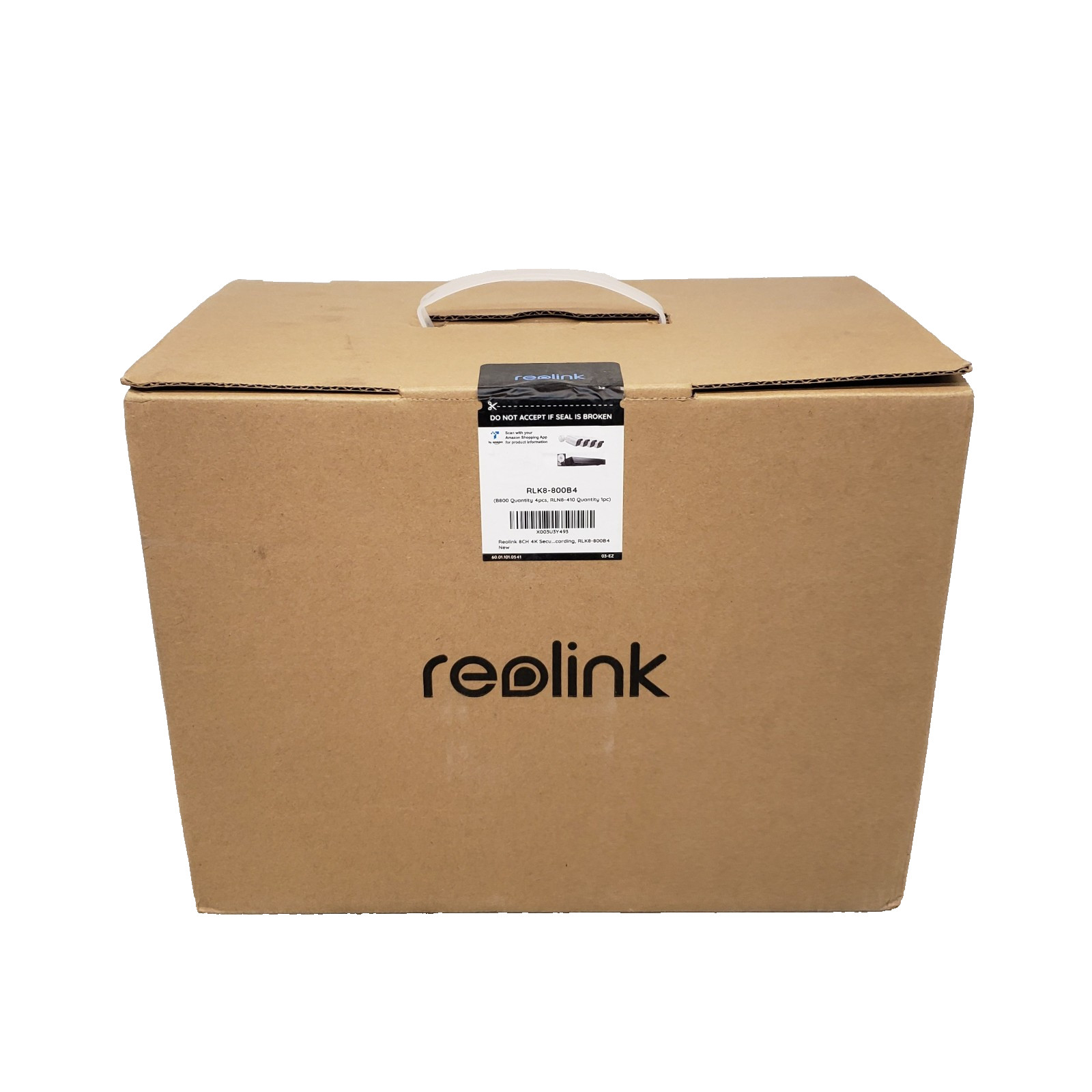 Reolink 4K Ultra HD Security 8-Channel NVR w/ 2TB HDD + 4 8MP Cameras RLK8-800B4