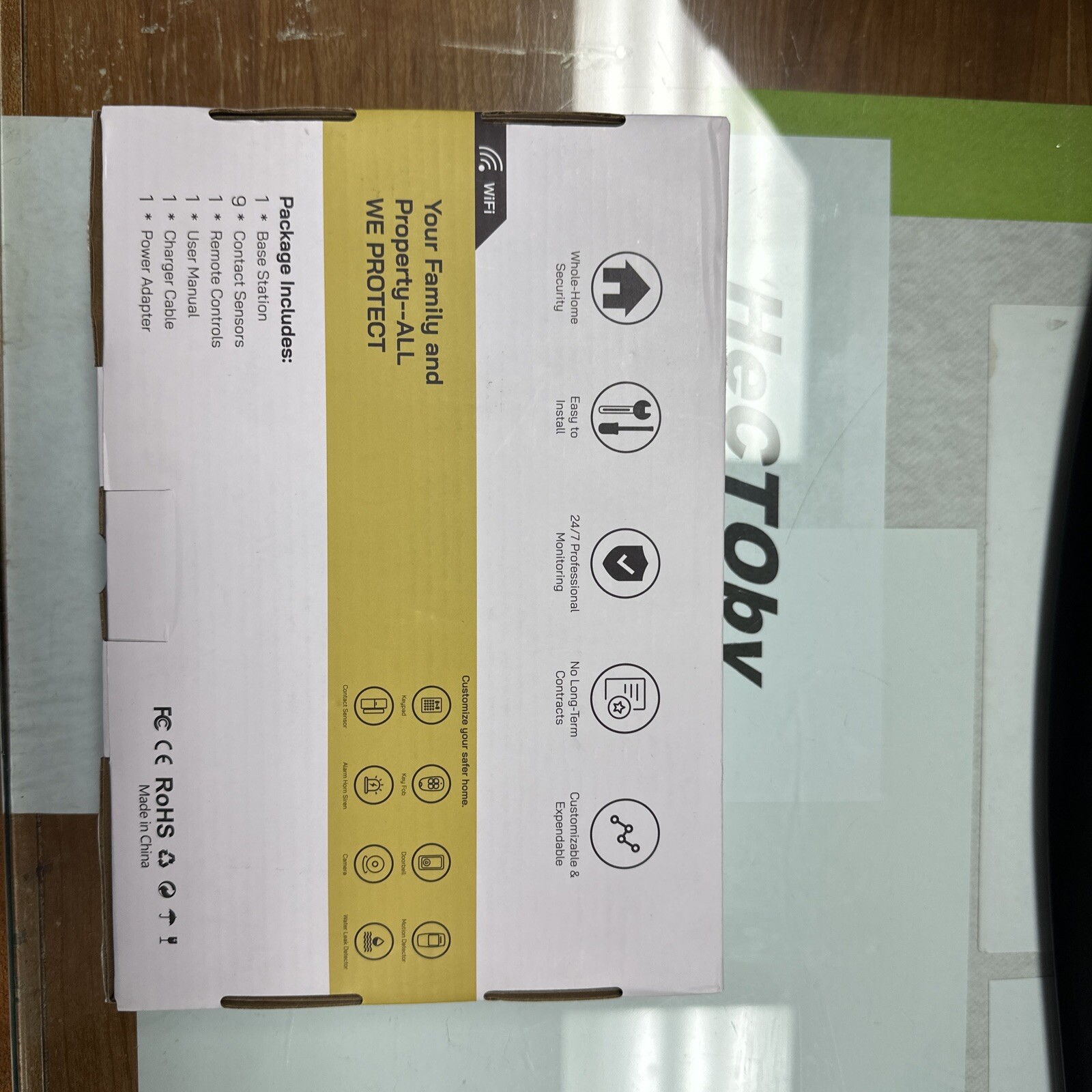 TOLVIVOIV BRAND NEW Home Alarm System 2nd Gen 12 Pieces Smart Alarm Security