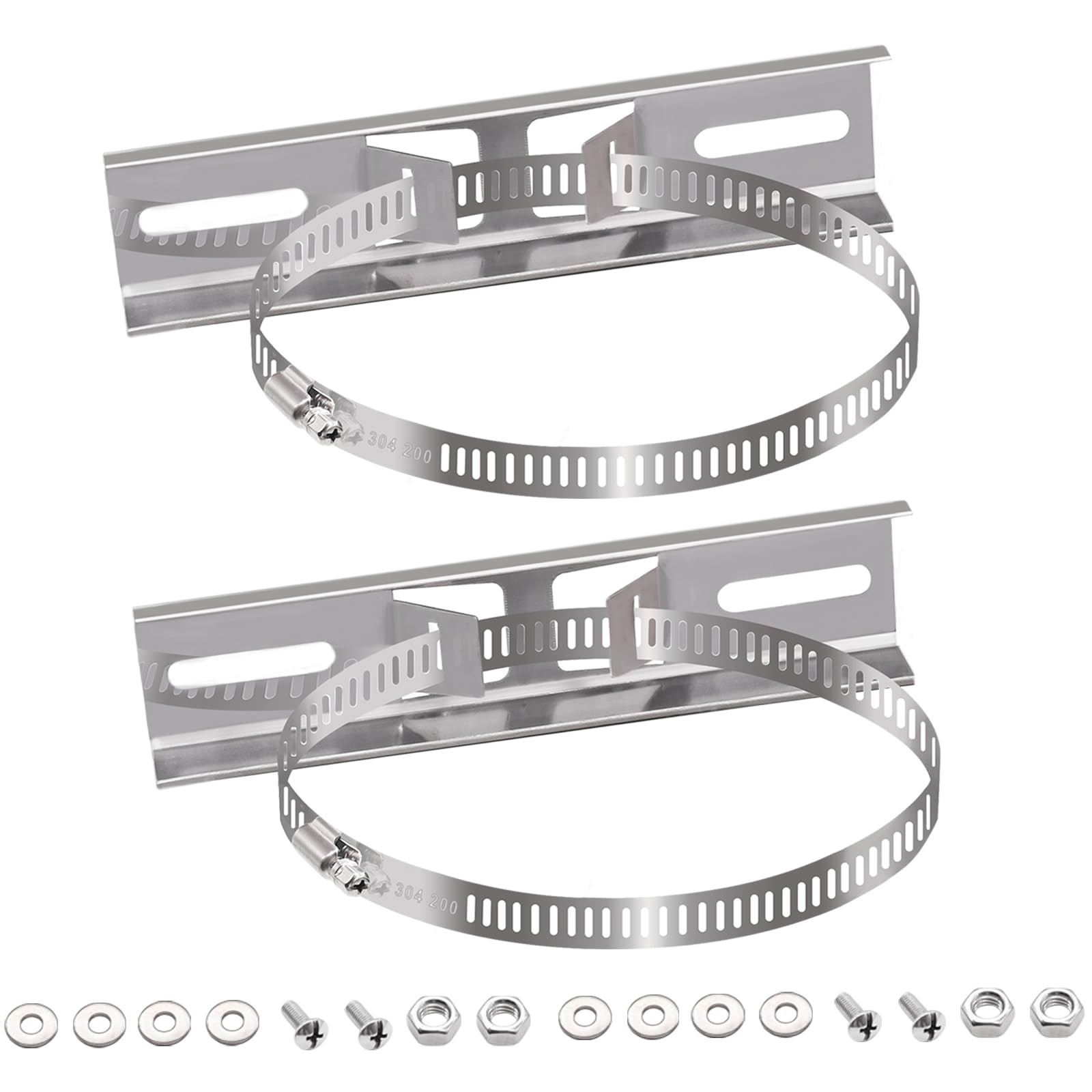 smseace Pole Mounting Kits,304 Stainless 7.9 x 1.9inch, x 1.9inch