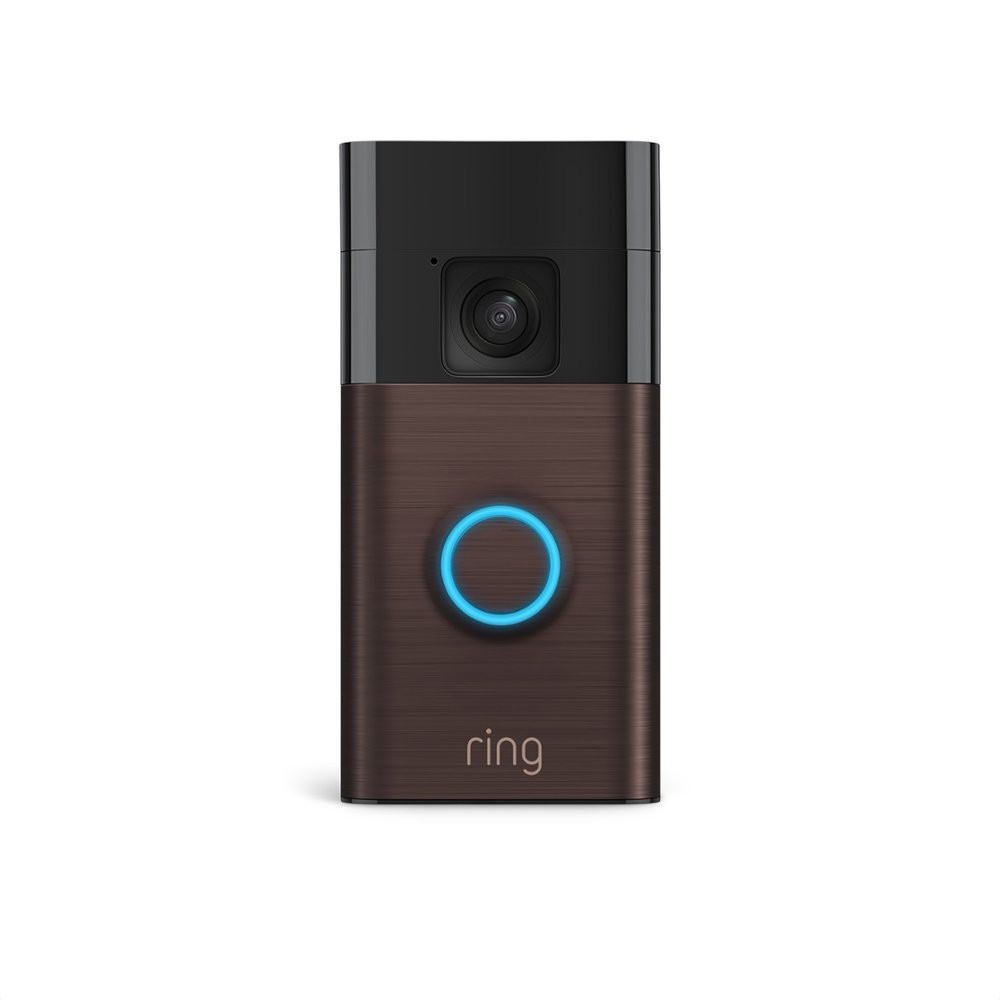Ring Battery Doorbell, Venetian Bronze, Chime 3, Outdoor Cam Plus & Indoor Cam