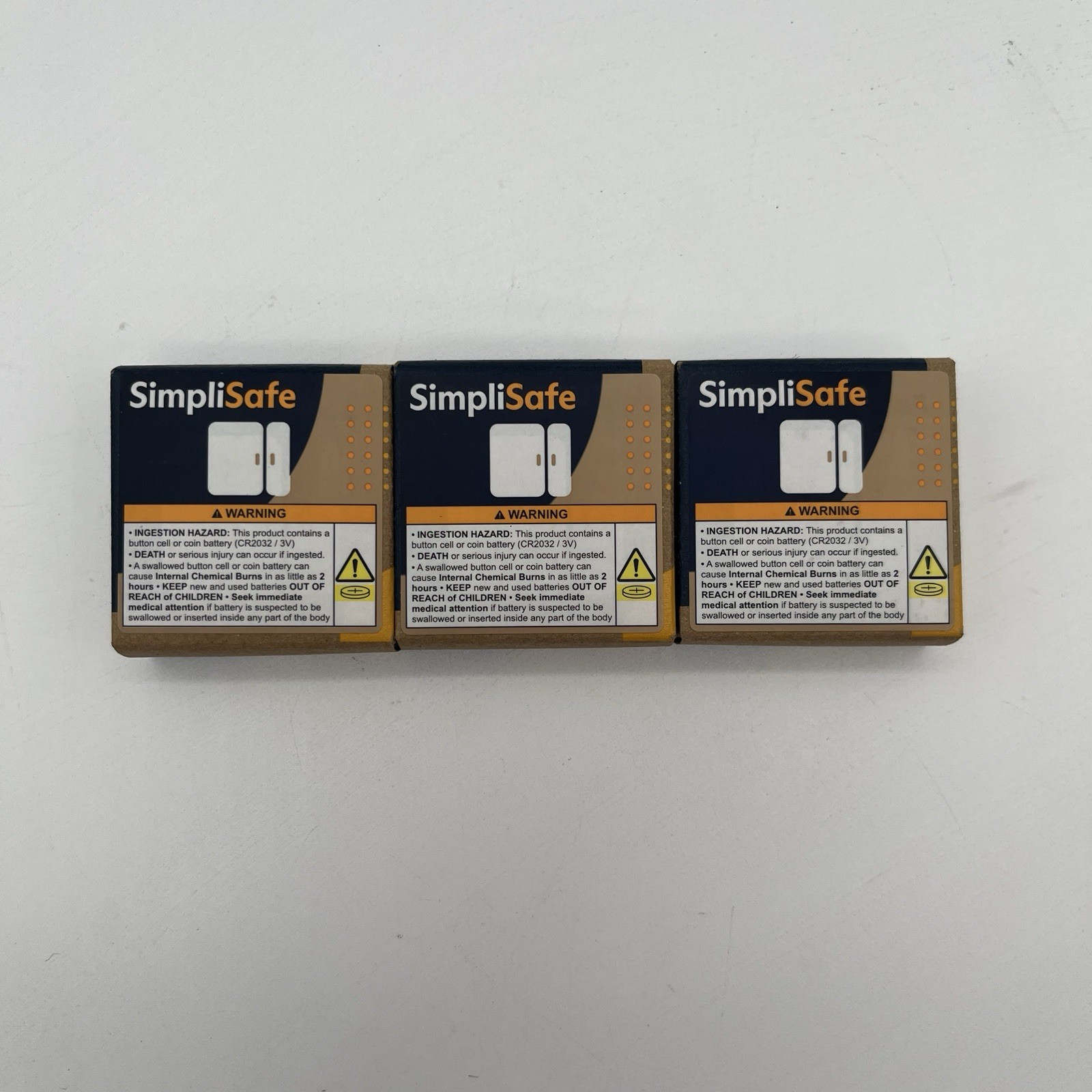 NEW!! 3-Pack SimpliSafe Entry Sensor ES3 Door & Window Magnetic Security Sensors