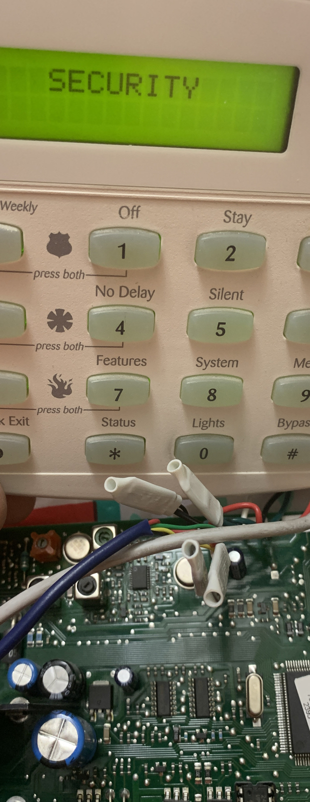 GE Interlogix 55-750-E Concord Express Control Board Alarm Security Defaulted.
