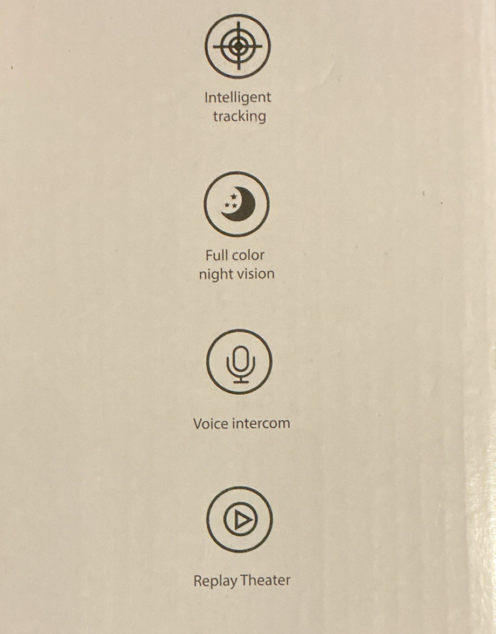 AI Intelligent WiFi Indoor Camera Alexa Compatible, Tracking, Night Vision