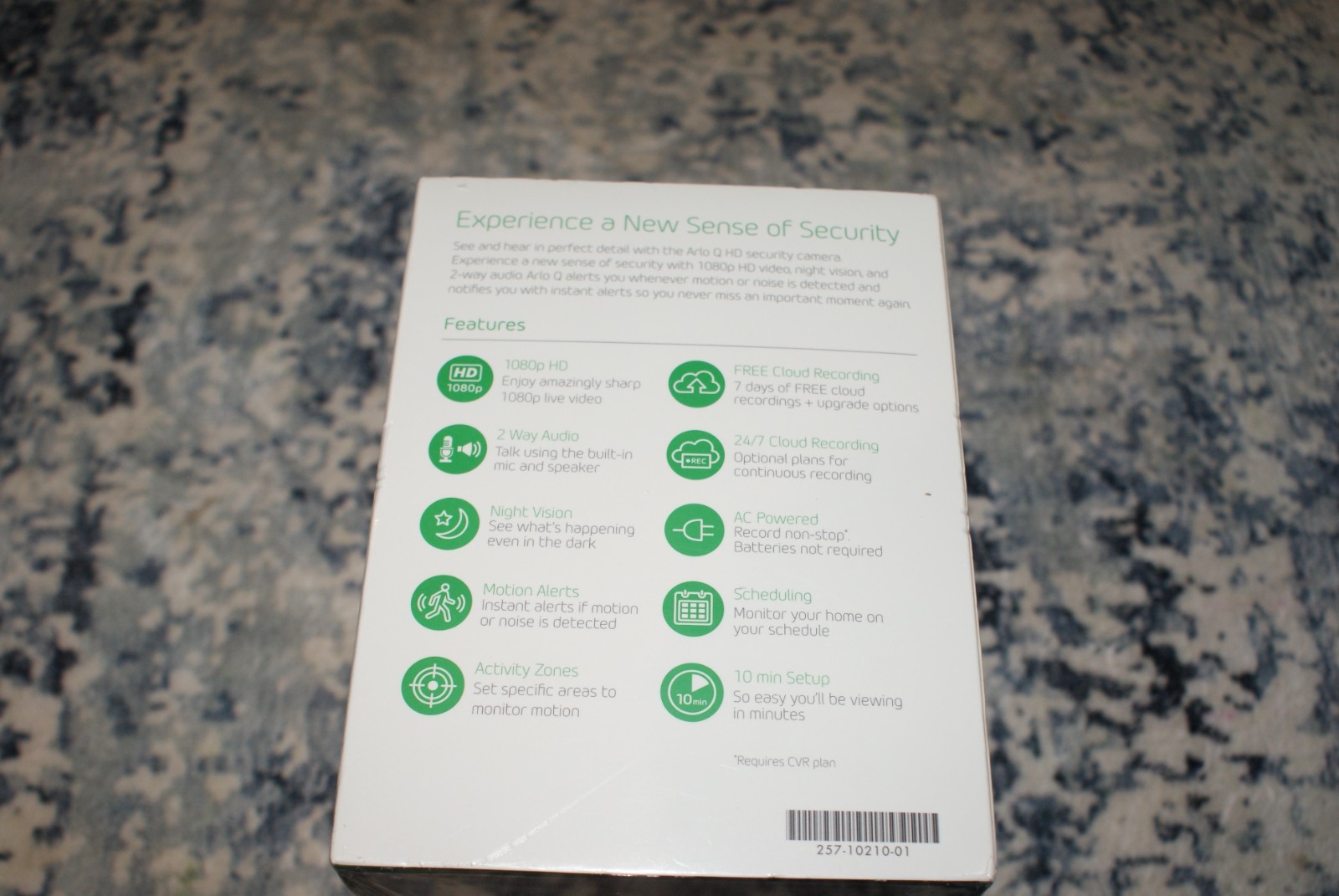Arlo Q VMC-3040 Wired 1080p HD New Factory Sealed Night Vision Alexa Netgear