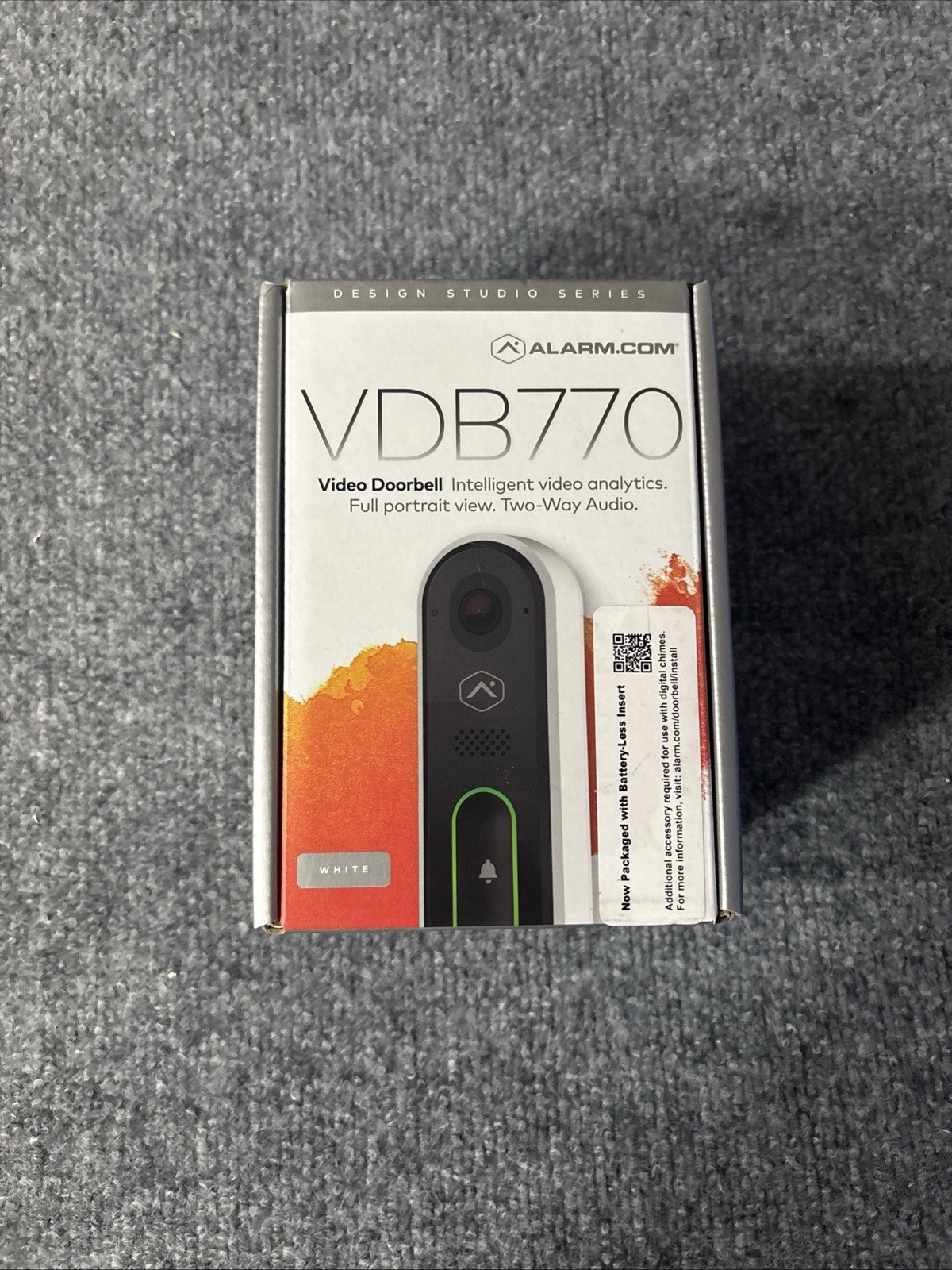 Alarm.Com VDB770 Doorbell Camera White NEW!!!