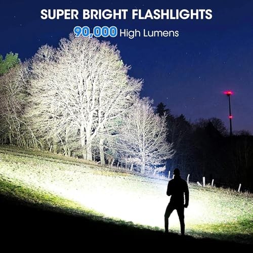 4 Pack Rechargeable LED Flashlights High Lumens Super Bright Waterproof 5 Modes