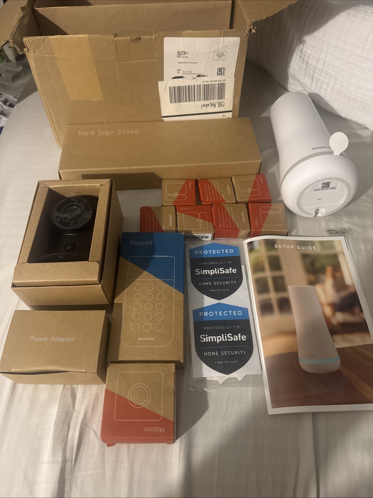 SimpliSafe Wireless Home Security Kit with Alexa and Google – 10 Piece