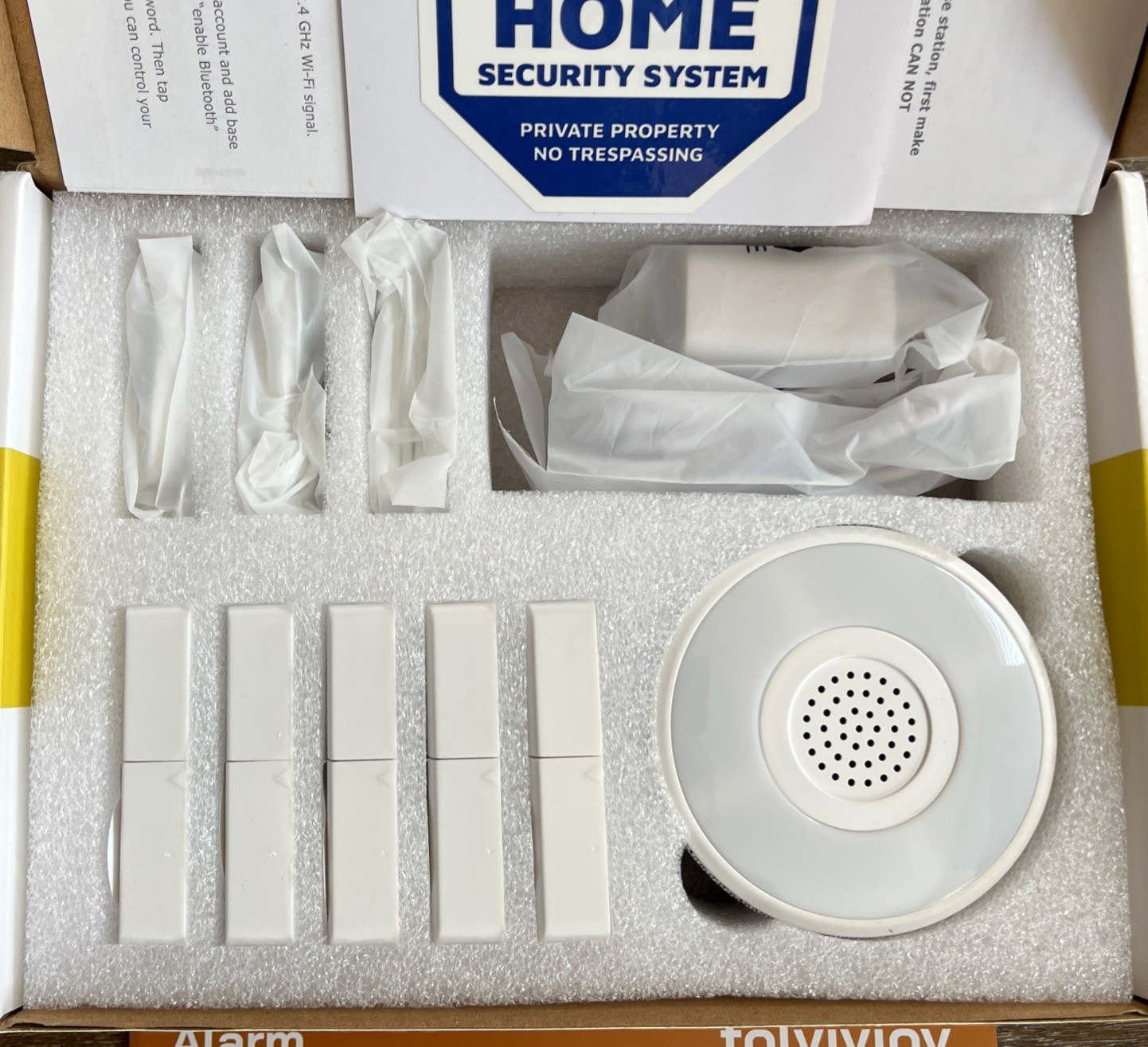 Tolviviov Home Alarm System 8 Piece Kit