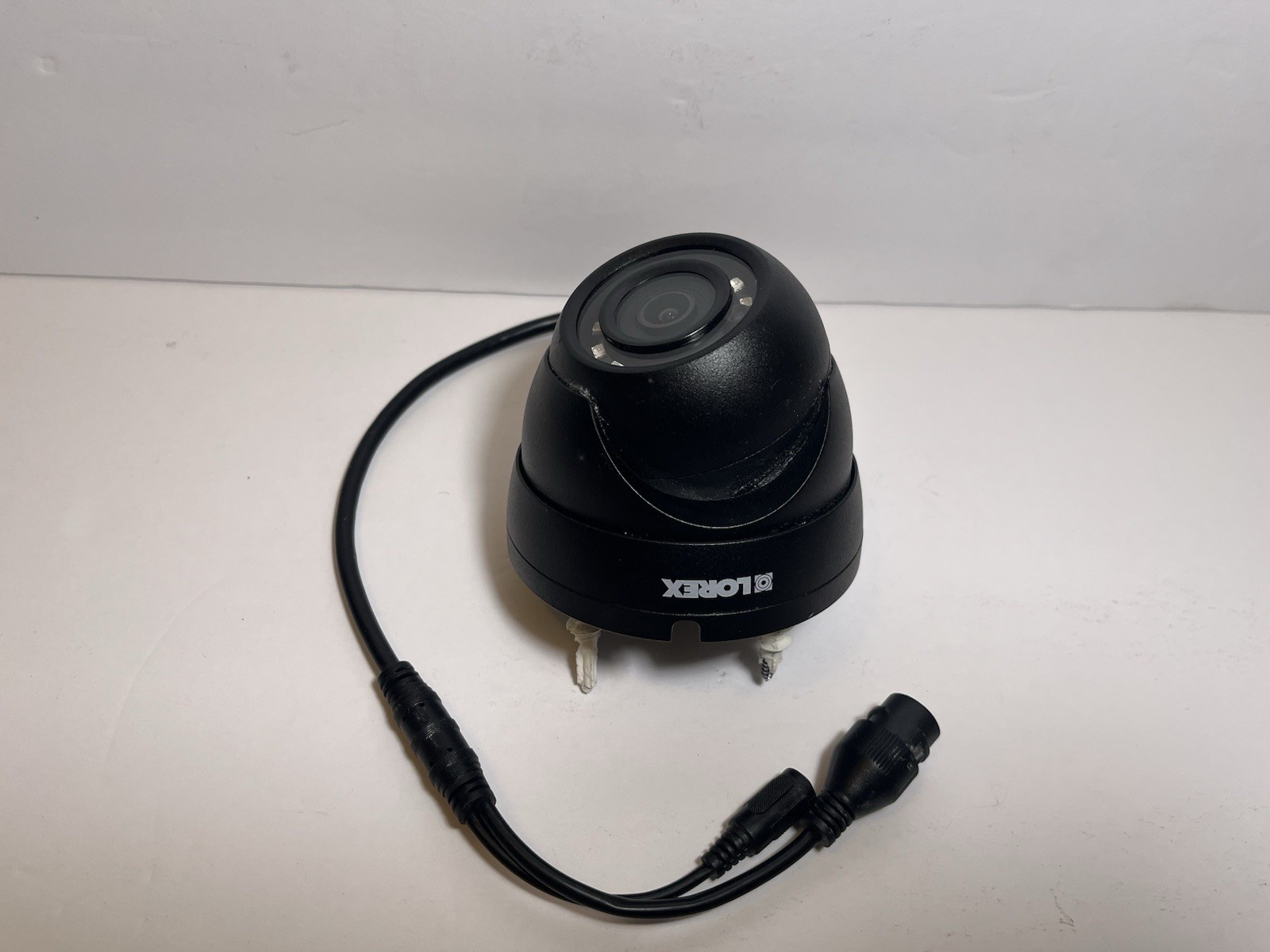 Lorex LNE4422S-C 4MP HD IP IR Eyeball Dome Camera Black NTSC