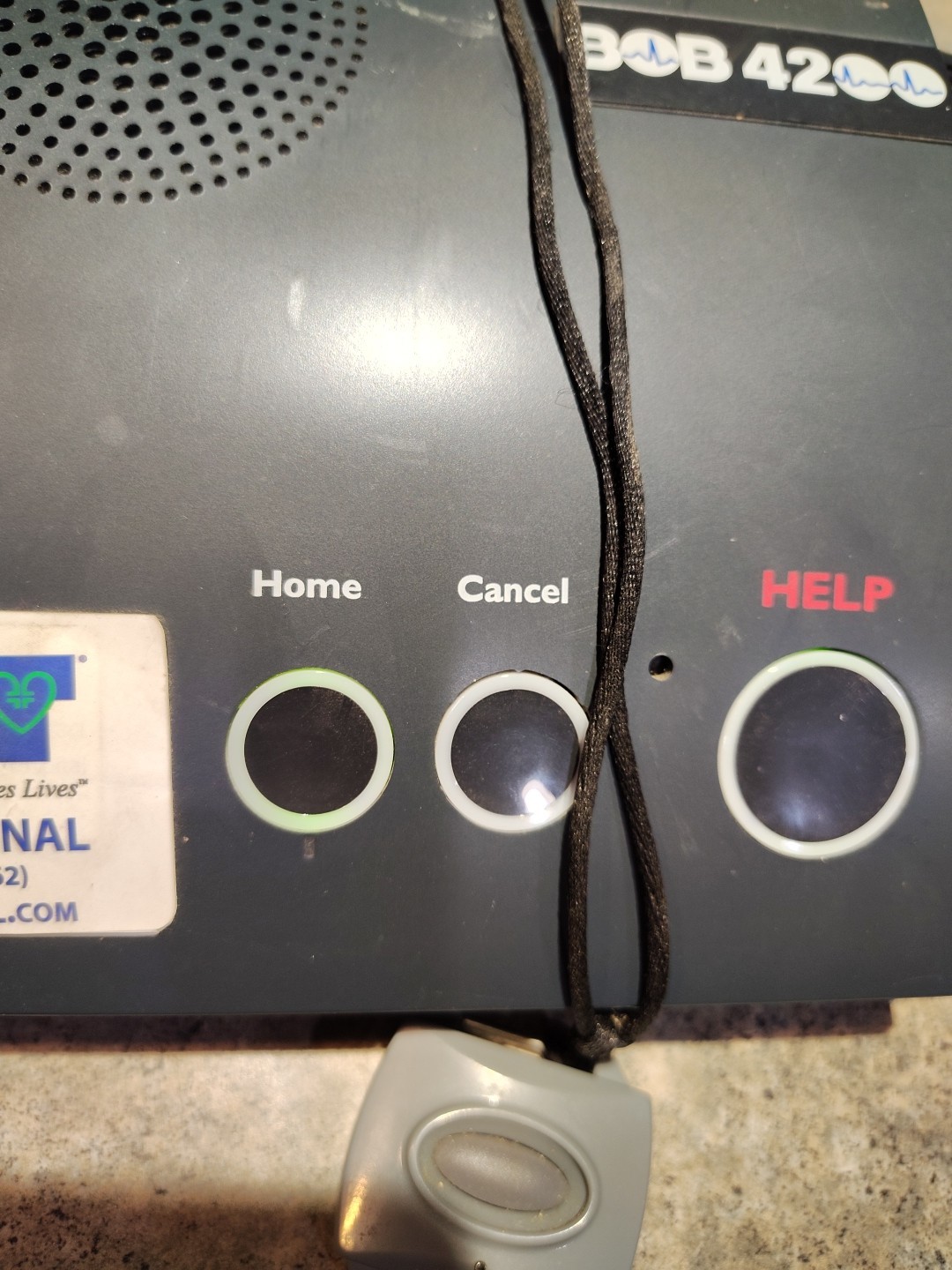 BOB 4200 Call Support System Base Emergency Medical Alert System