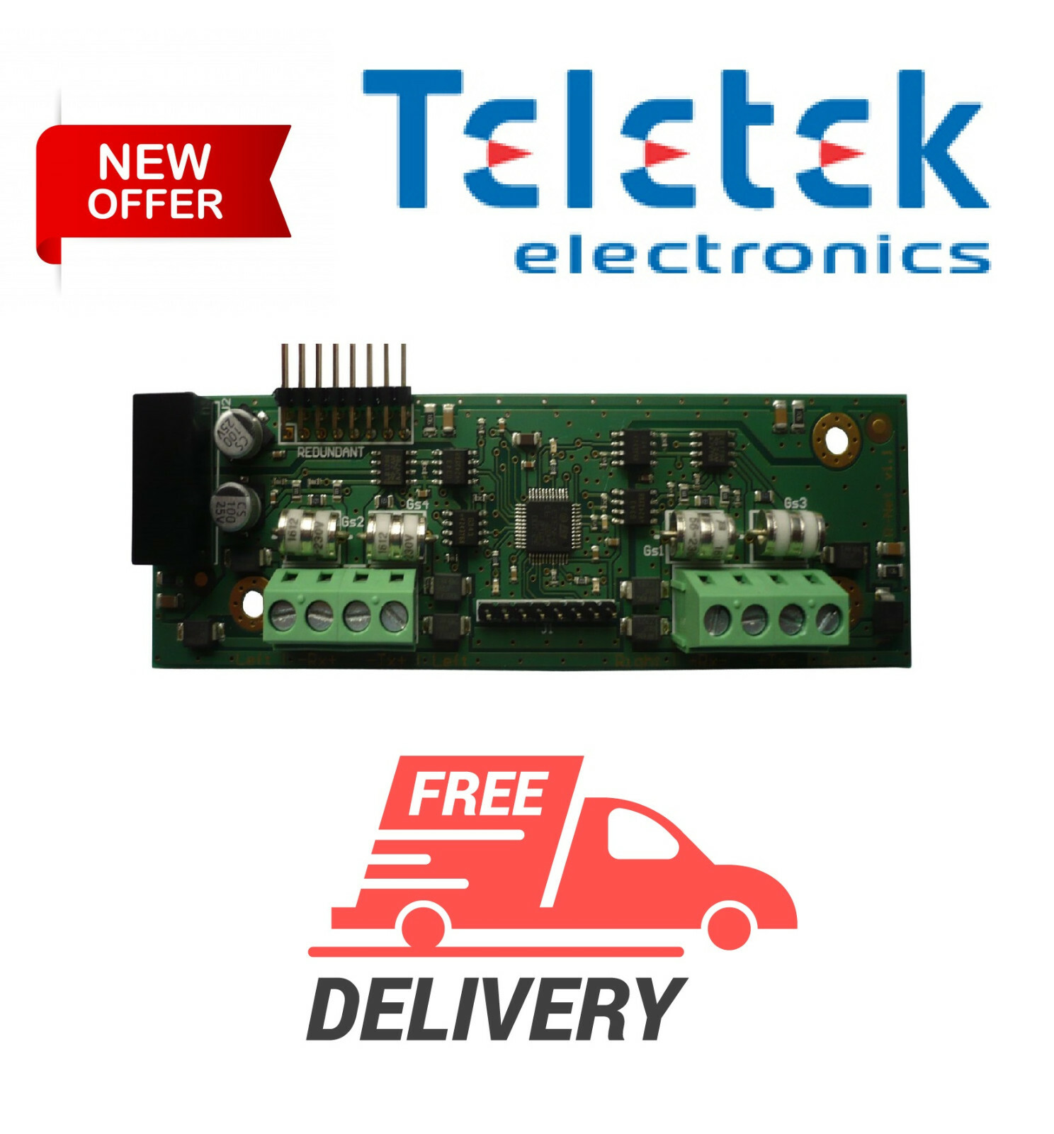 TELETEK Fire Alarm Solutions / Addressables / Modules / Redundant Network Module