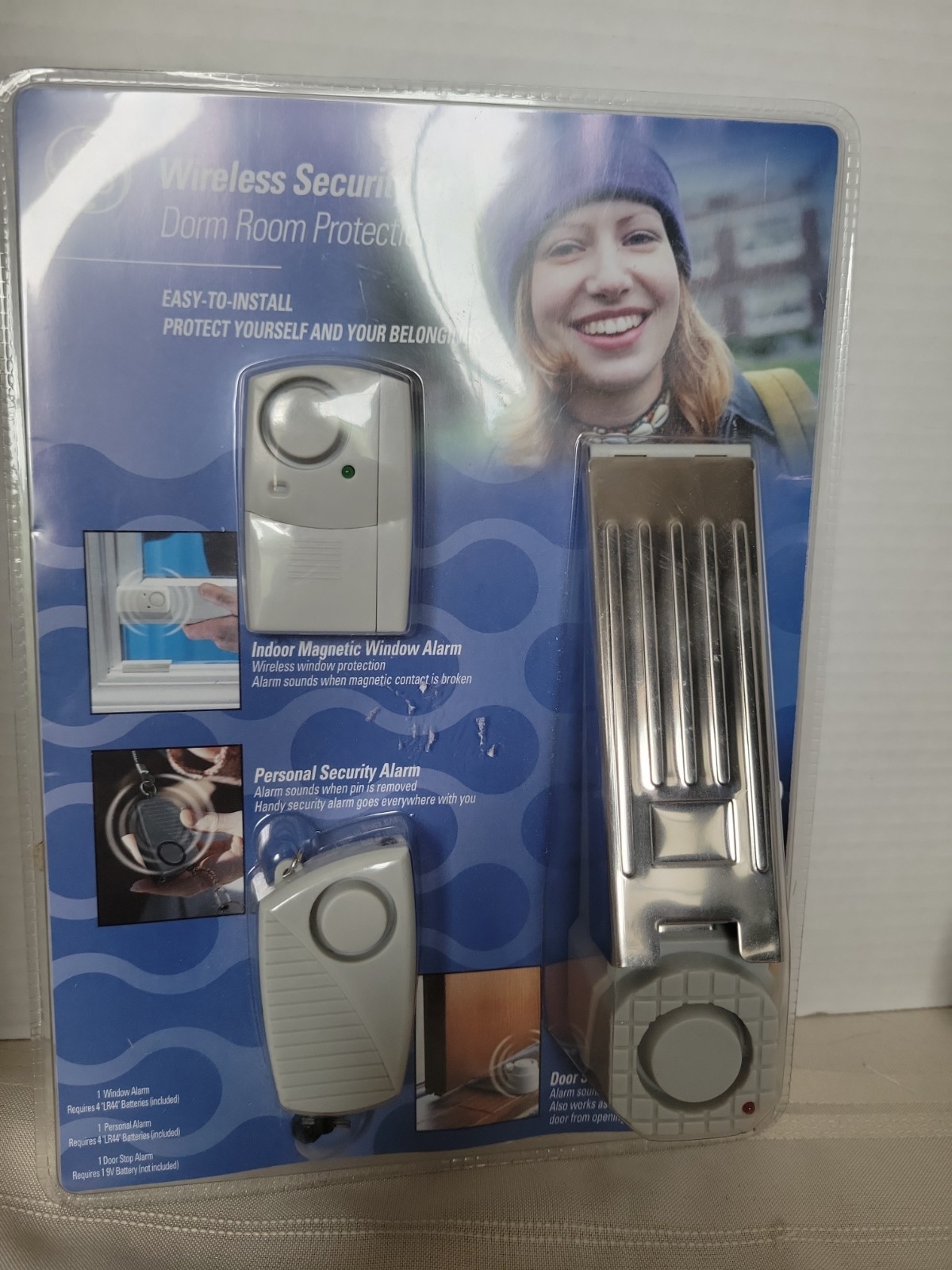 GE Smart Home Window and Door Alarm Kit Personal Security Entry Chime Mode